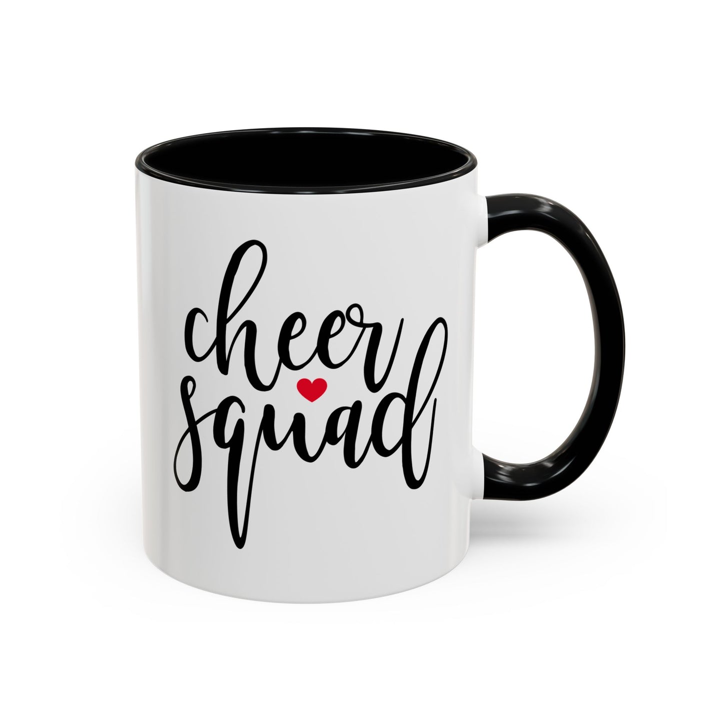 Cheer Squad Coffee Mug | Playful Cursive Script | 11oz Ceramic Mug