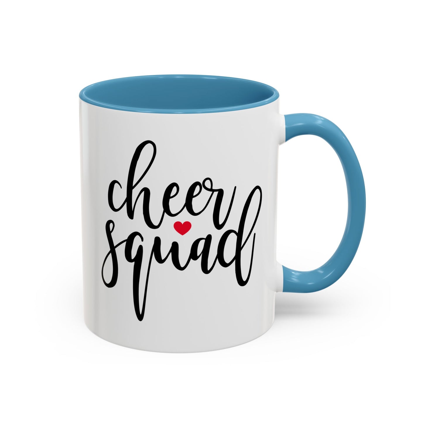 Cheer Squad Coffee Mug | Playful Cursive Script | 11oz Ceramic Mug