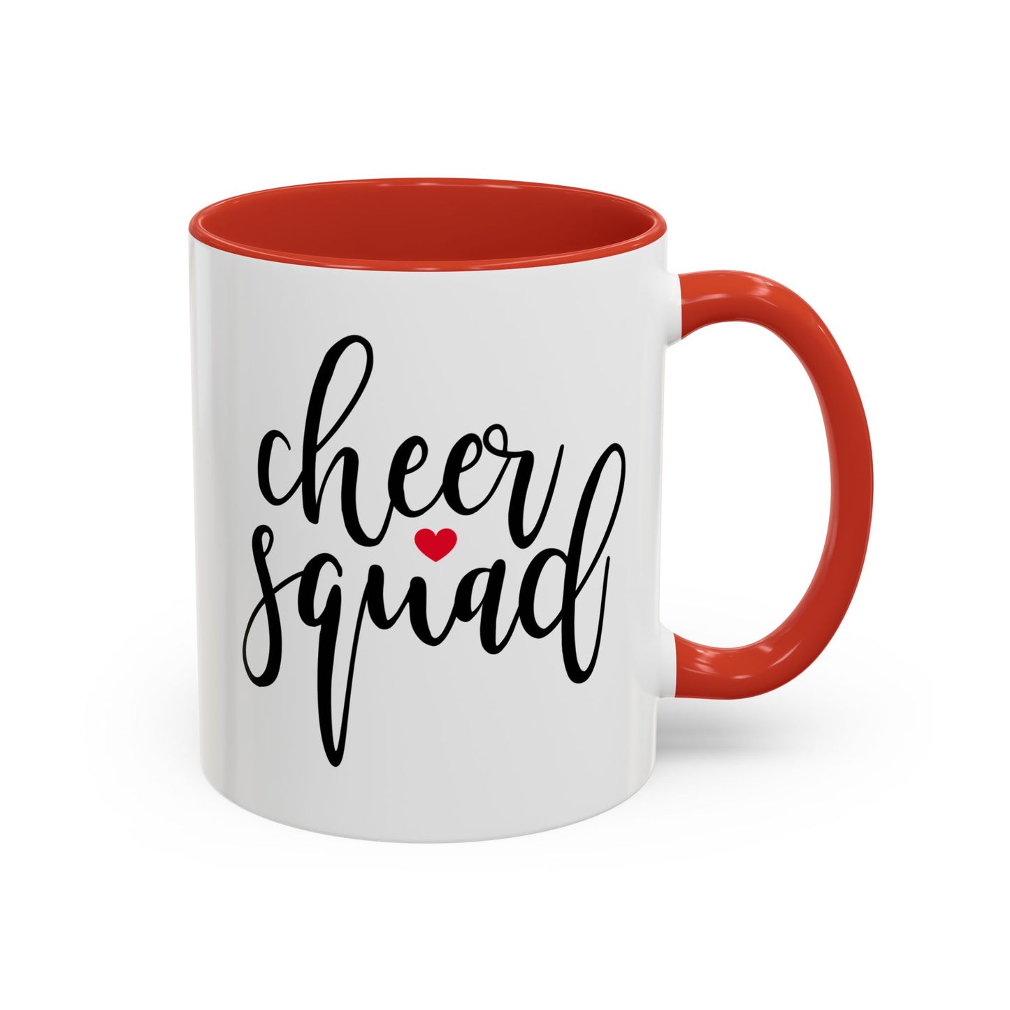 Cheer Squad Coffee Mug | Playful Cursive Script | 11oz Ceramic Mug