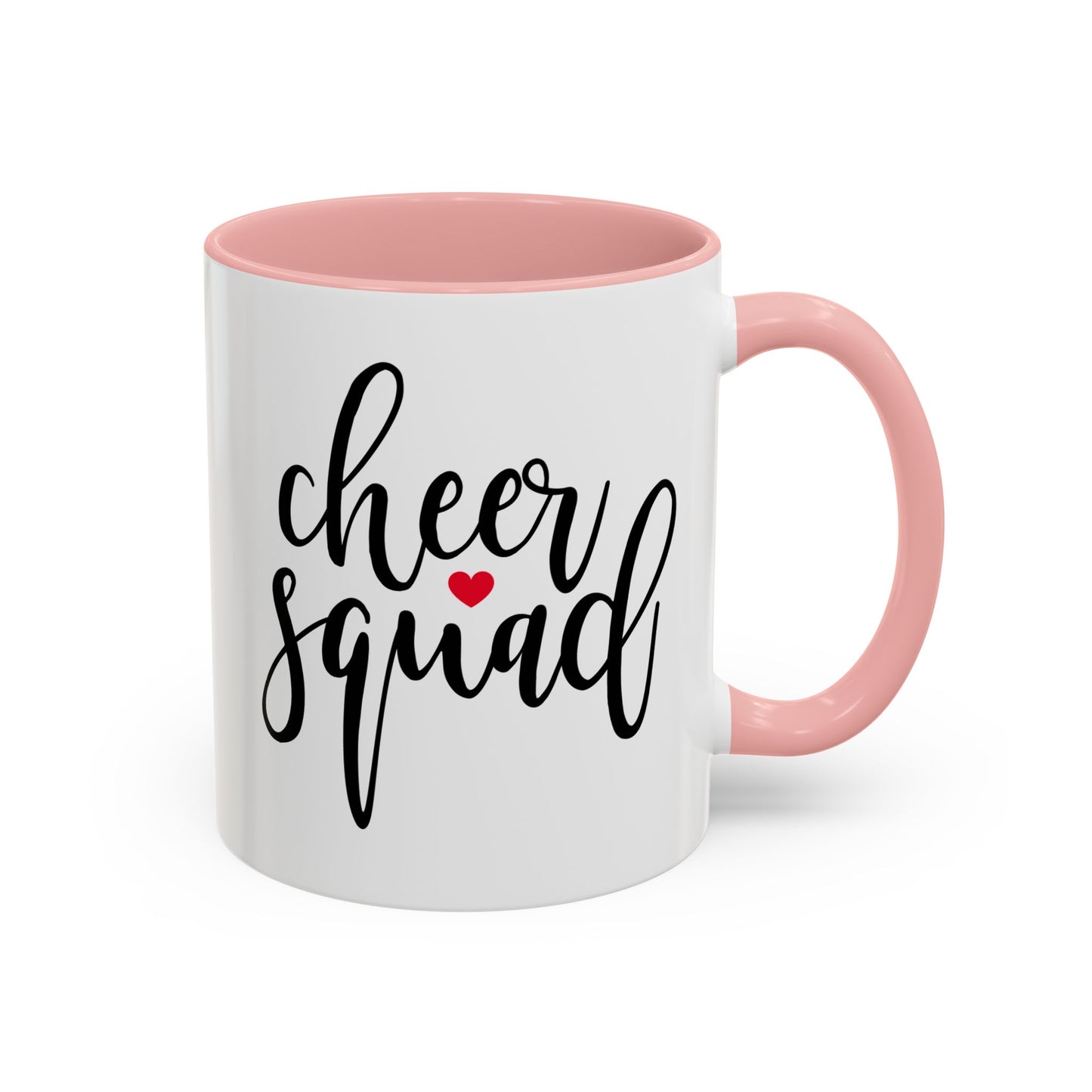 Cheer Squad Coffee Mug | Playful Cursive Script | 11oz Ceramic Mug