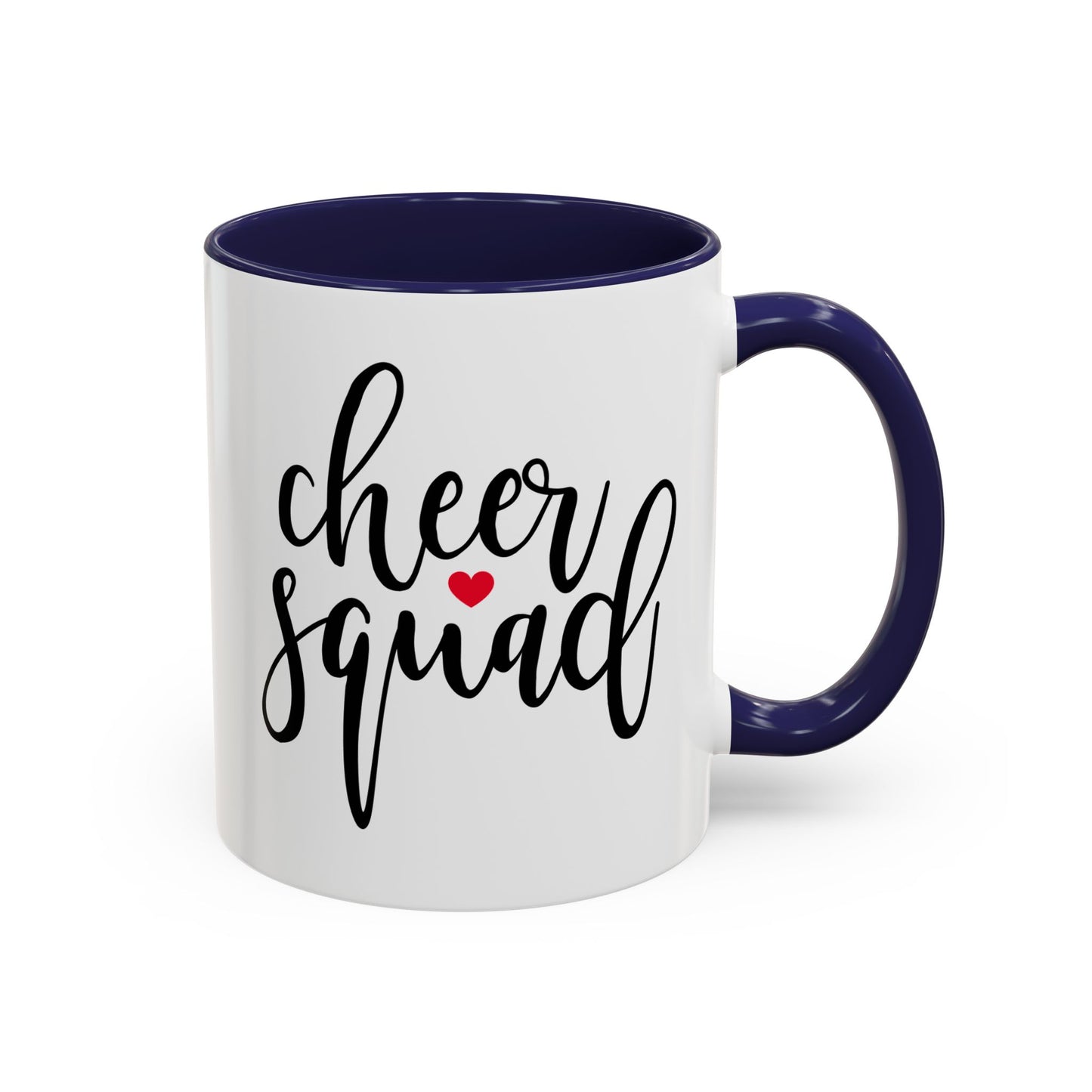 Cheer Squad Coffee Mug | Playful Cursive Script | 11oz Ceramic Mug