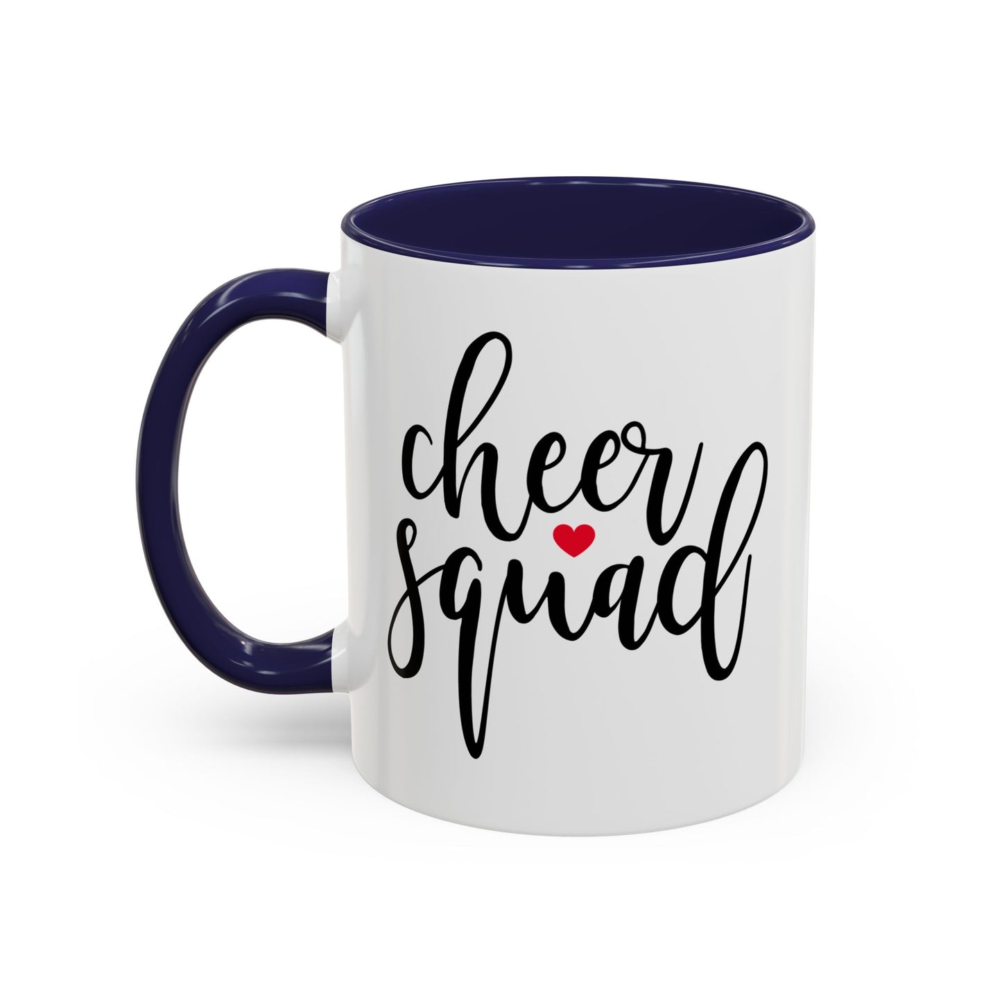 Cheer Squad Coffee Mug | Playful Cursive Script | 11oz Ceramic Mug