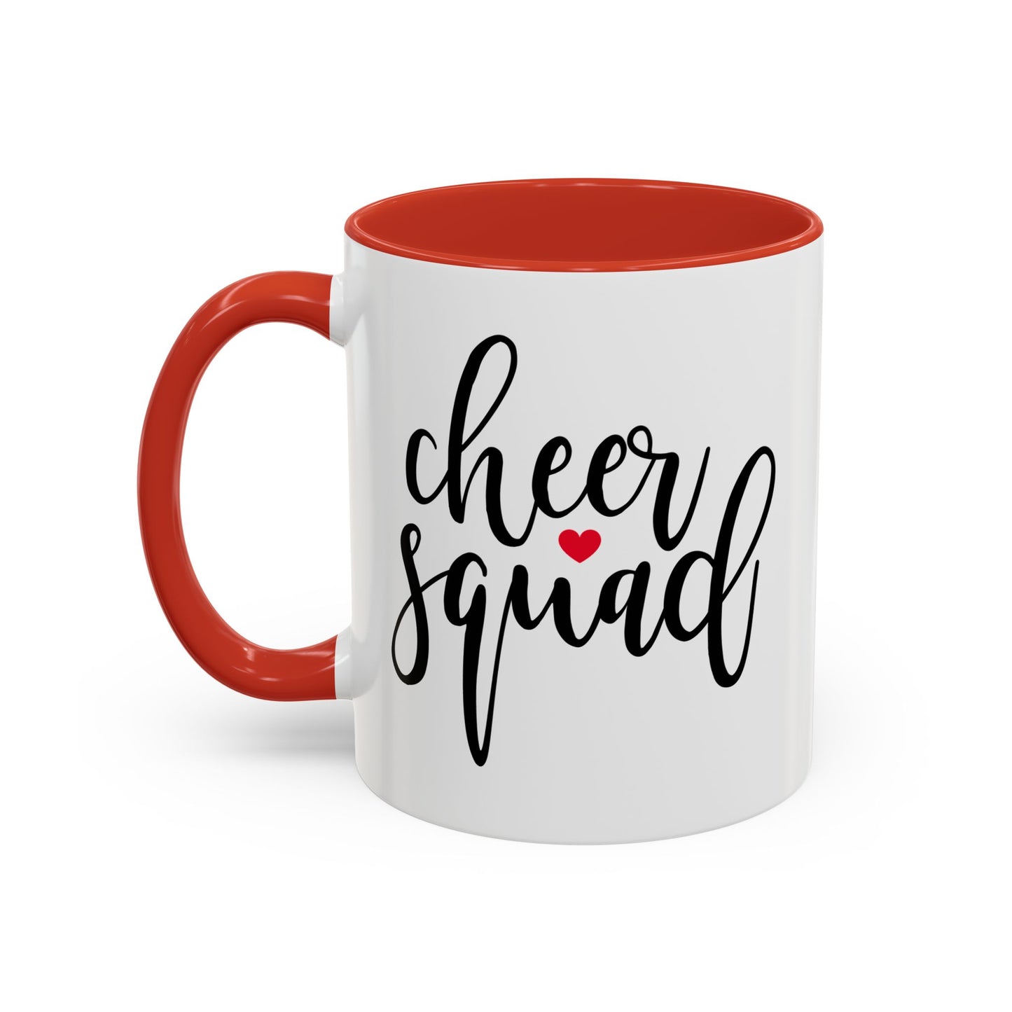 Cheer Squad Coffee Mug | Playful Cursive Script | 11oz Ceramic Mug