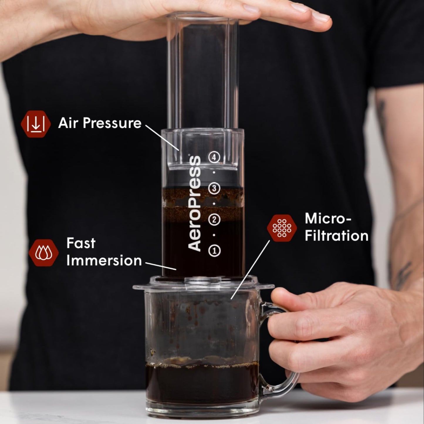 AeroPress Clear Coffee Press