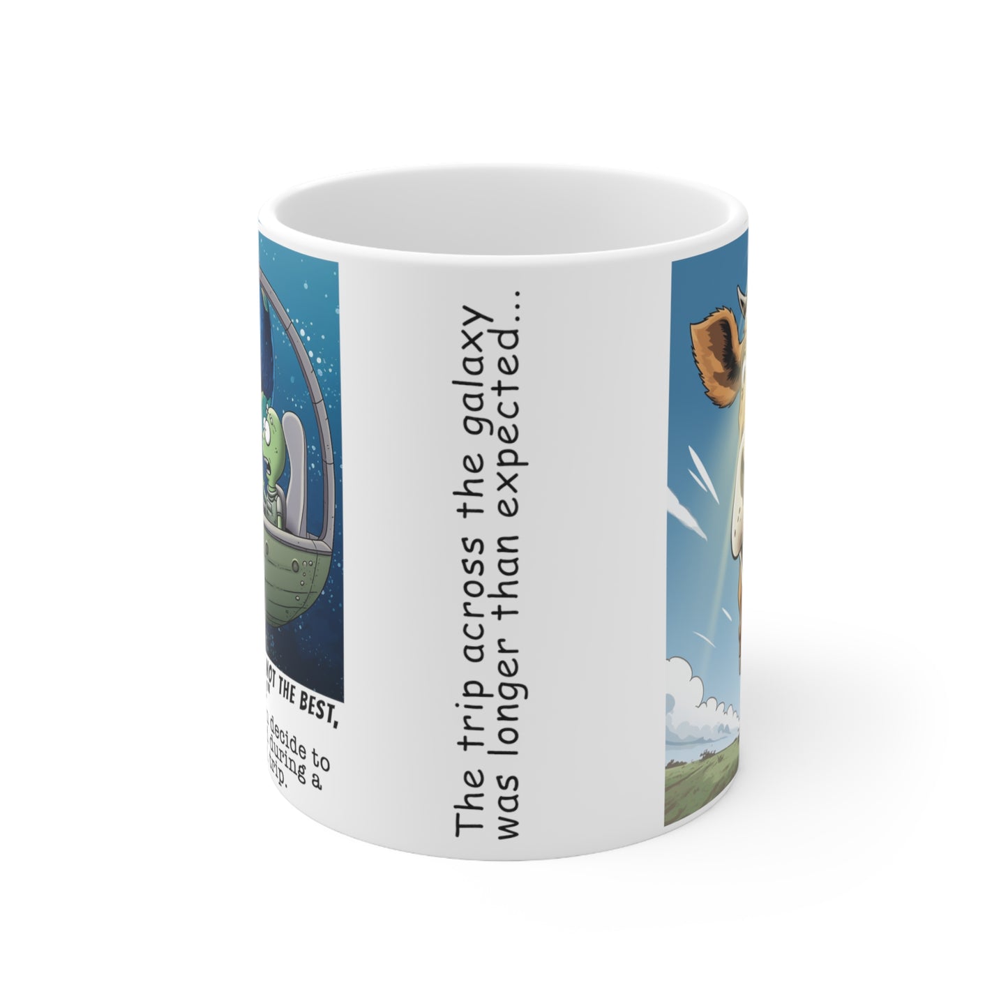 Alien Road Trip, humorous Coffee / Cocoa Mug!