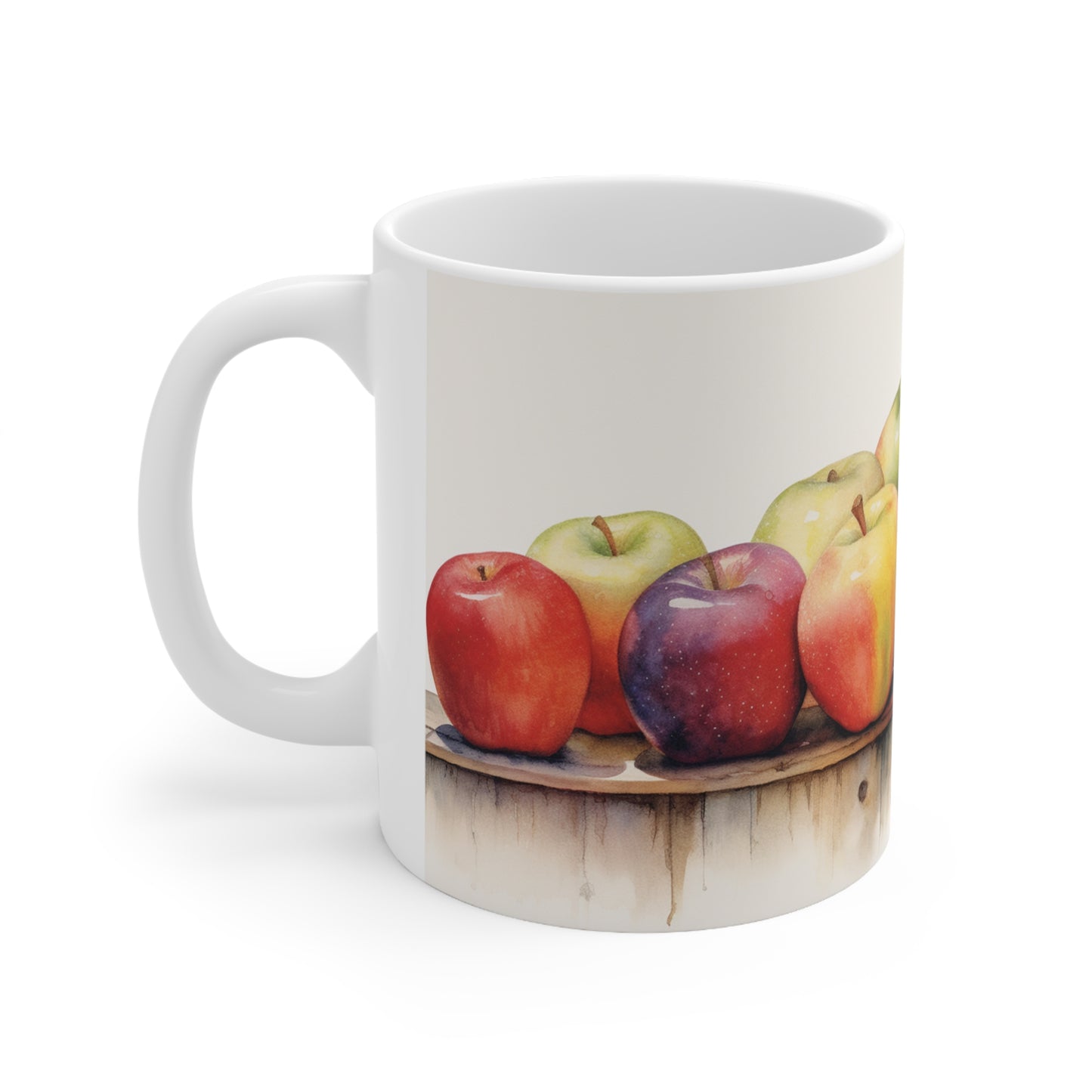 Apple Harvest, Watercolored Fruit Series 11oz Coffee Mug from Java Jargon