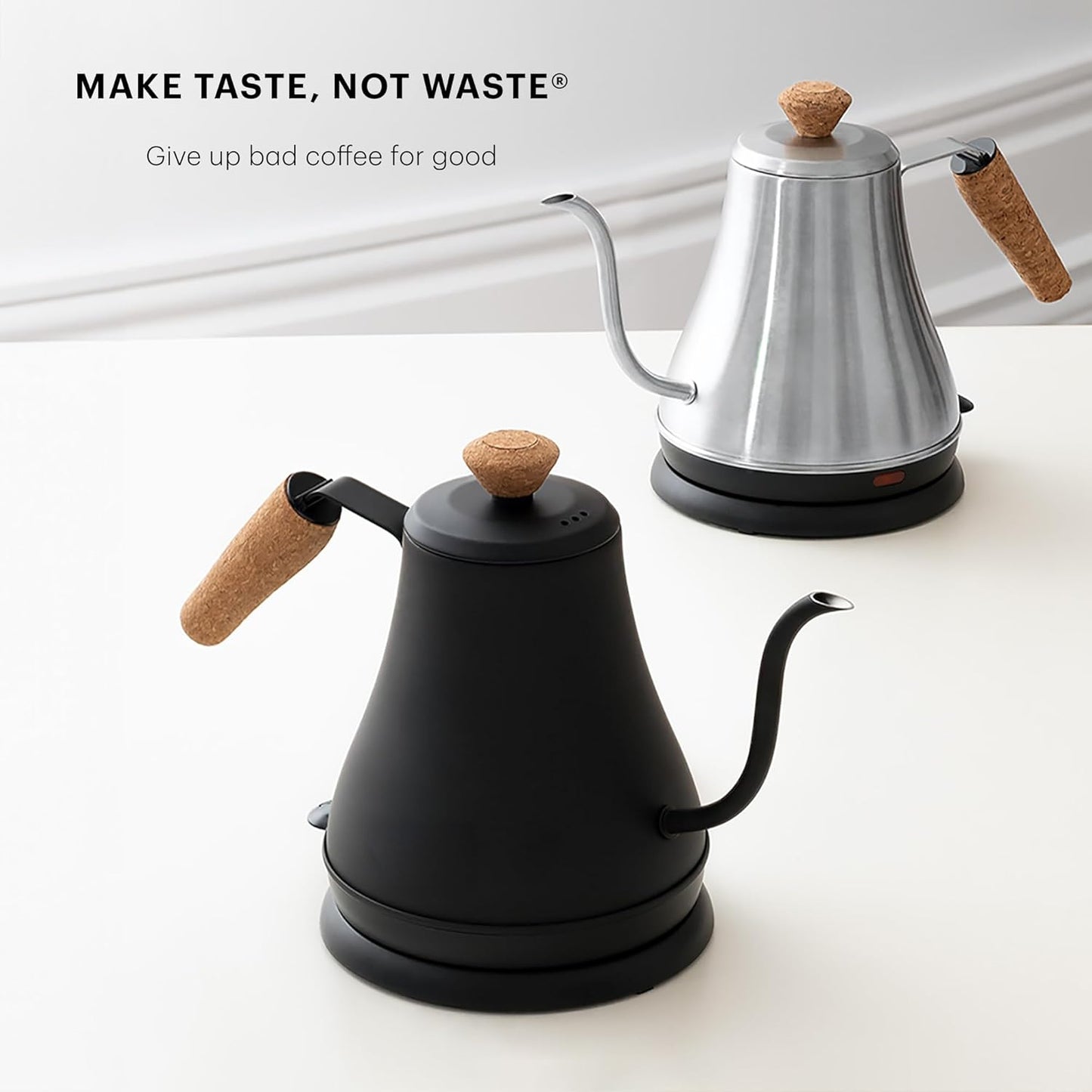 Bodum Bistro Gooseneck Kettle – Matte Black, Stainless Steel