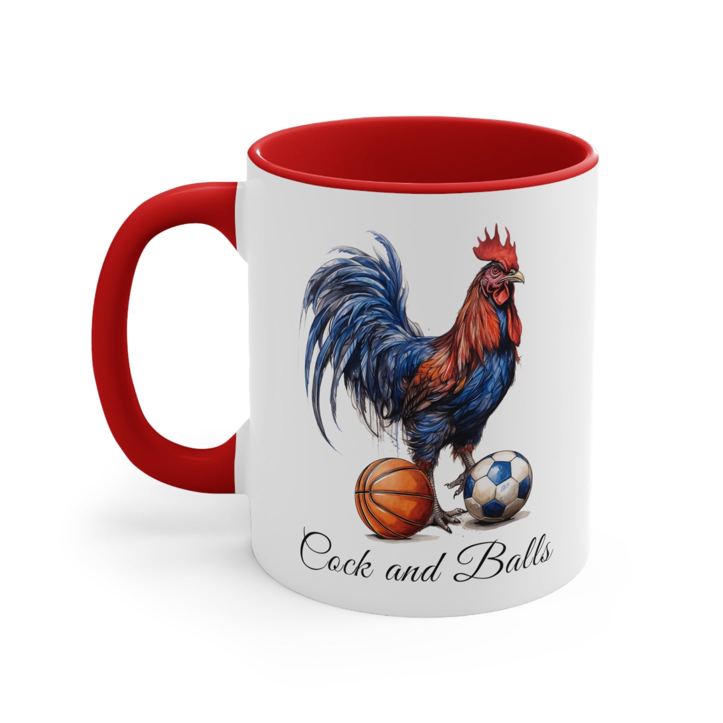 Cock and Balls novelty/gift Ceramic Coffee Mug!