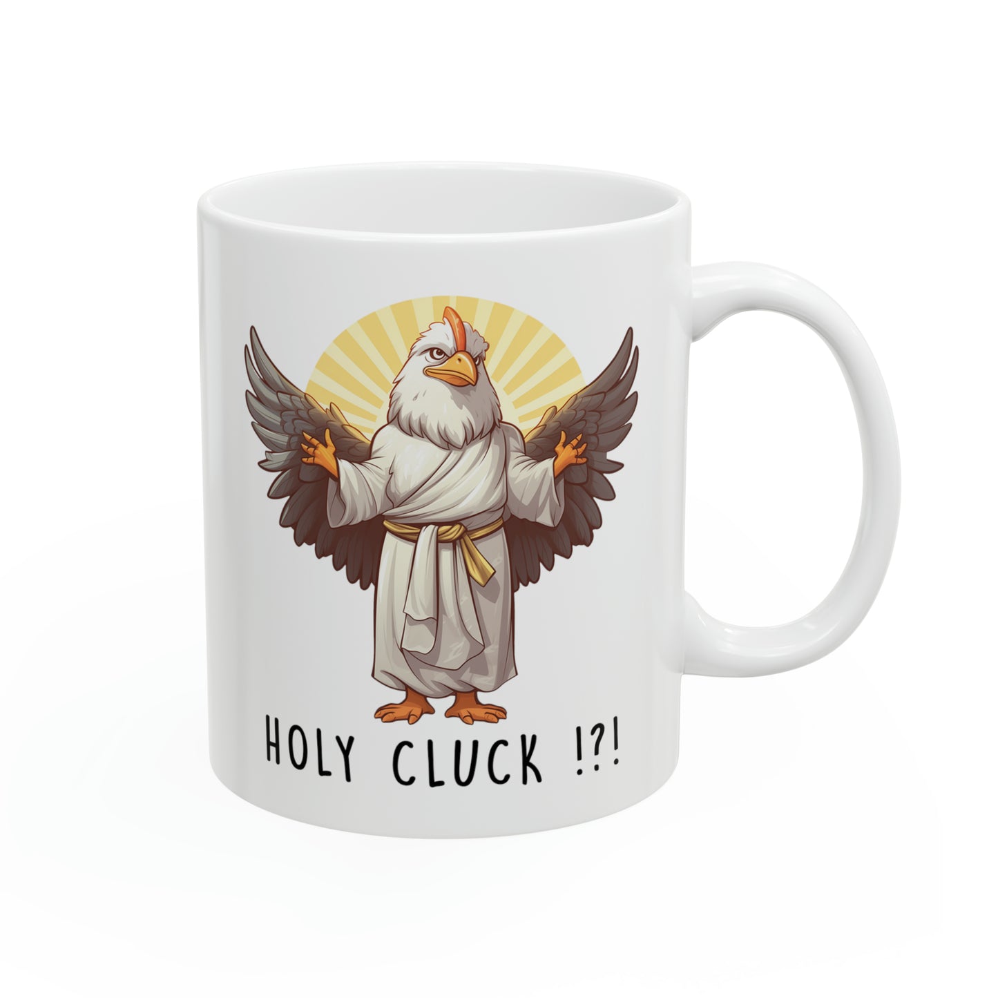 Holy Cluck!!!, humorous Chicken Mug
