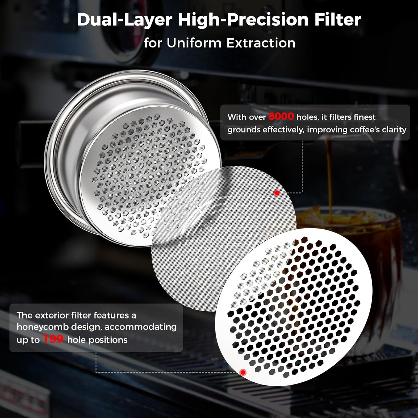 IKAPE 54mm Bottomless Portafilter for Breville Barista Series