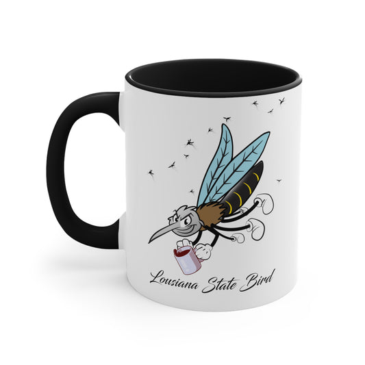 "Skeeter Sipper" The Louisiana State Bird - Humor Coffee Mug.
