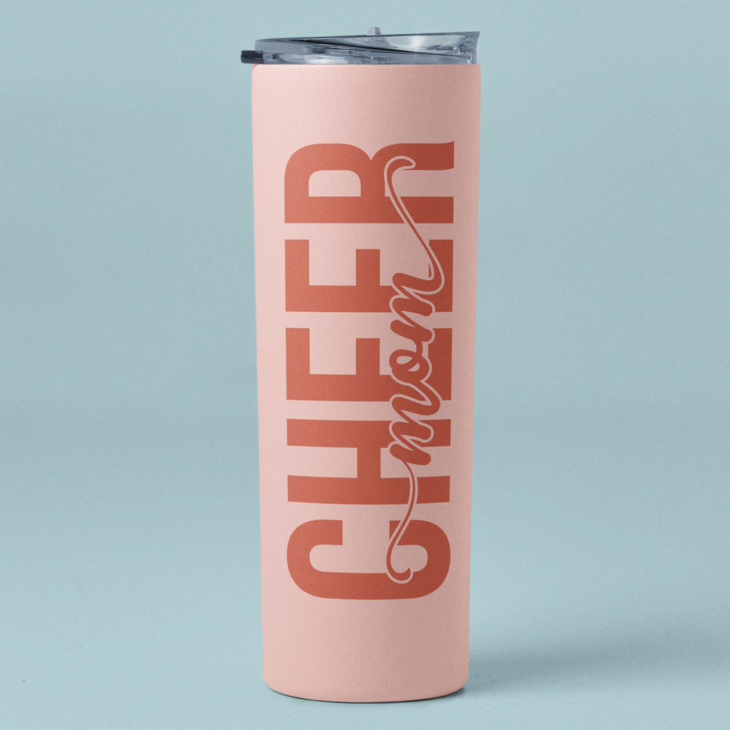 Personalized 20oz Skinny Tumbler – CHEER Edition