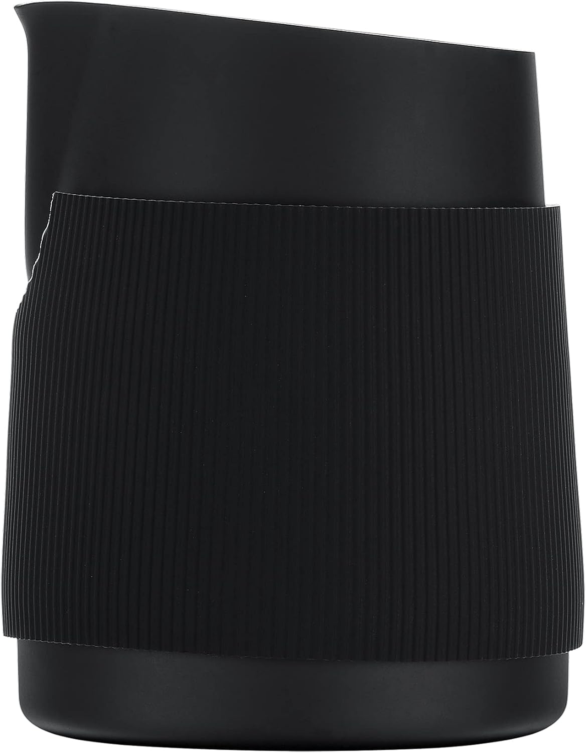 Normcore Handleless Milk Pitcher | 15.2 oz Non-Stick Frothing Jug – Black or White