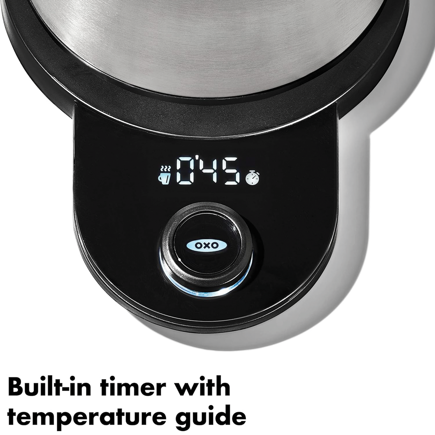 OXO Brew Gooseneck Electric Kettle – 1L Stainless Steel