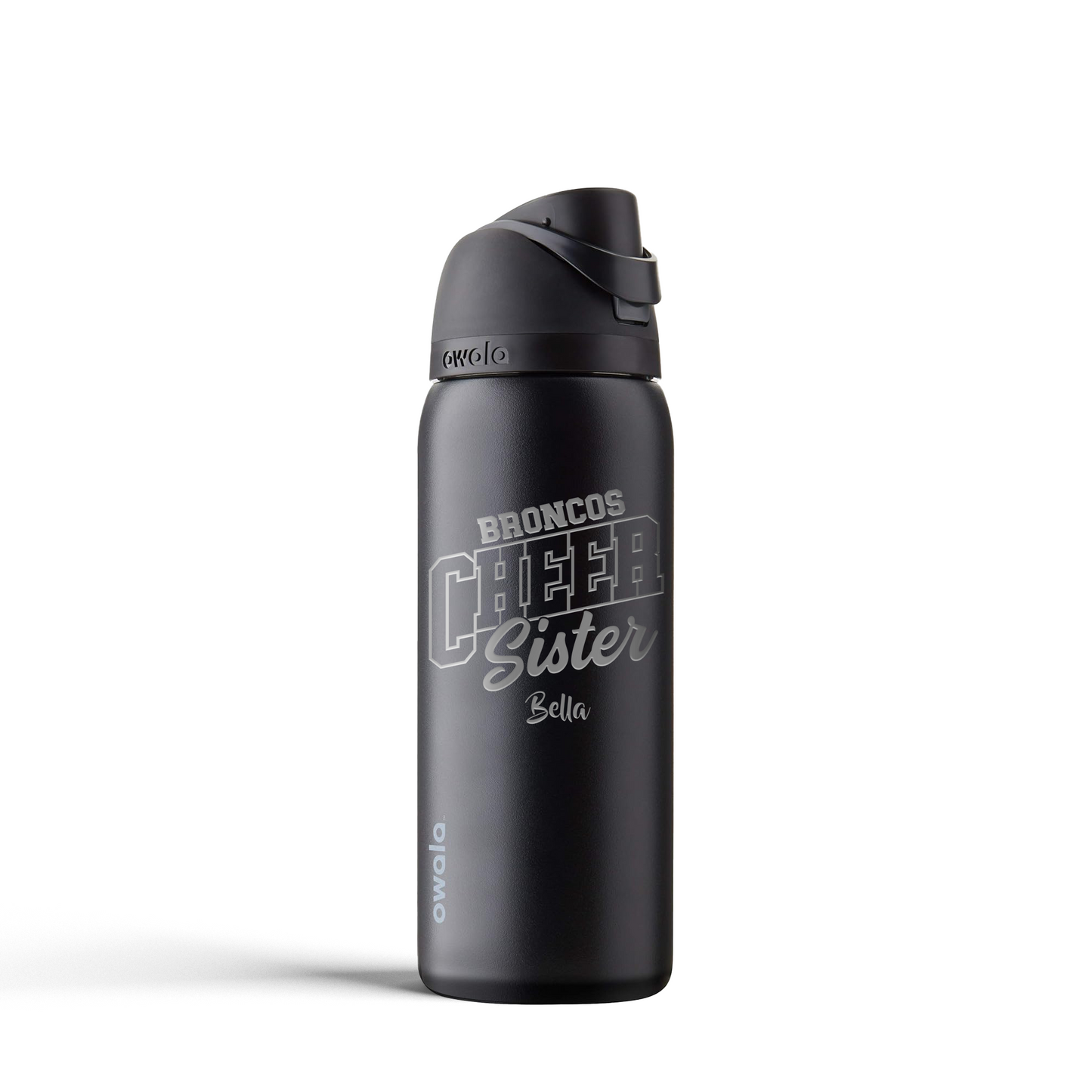 Custom Cheer Dad, Brother Sister Owala 32oz Tumbler – Laser Engraved