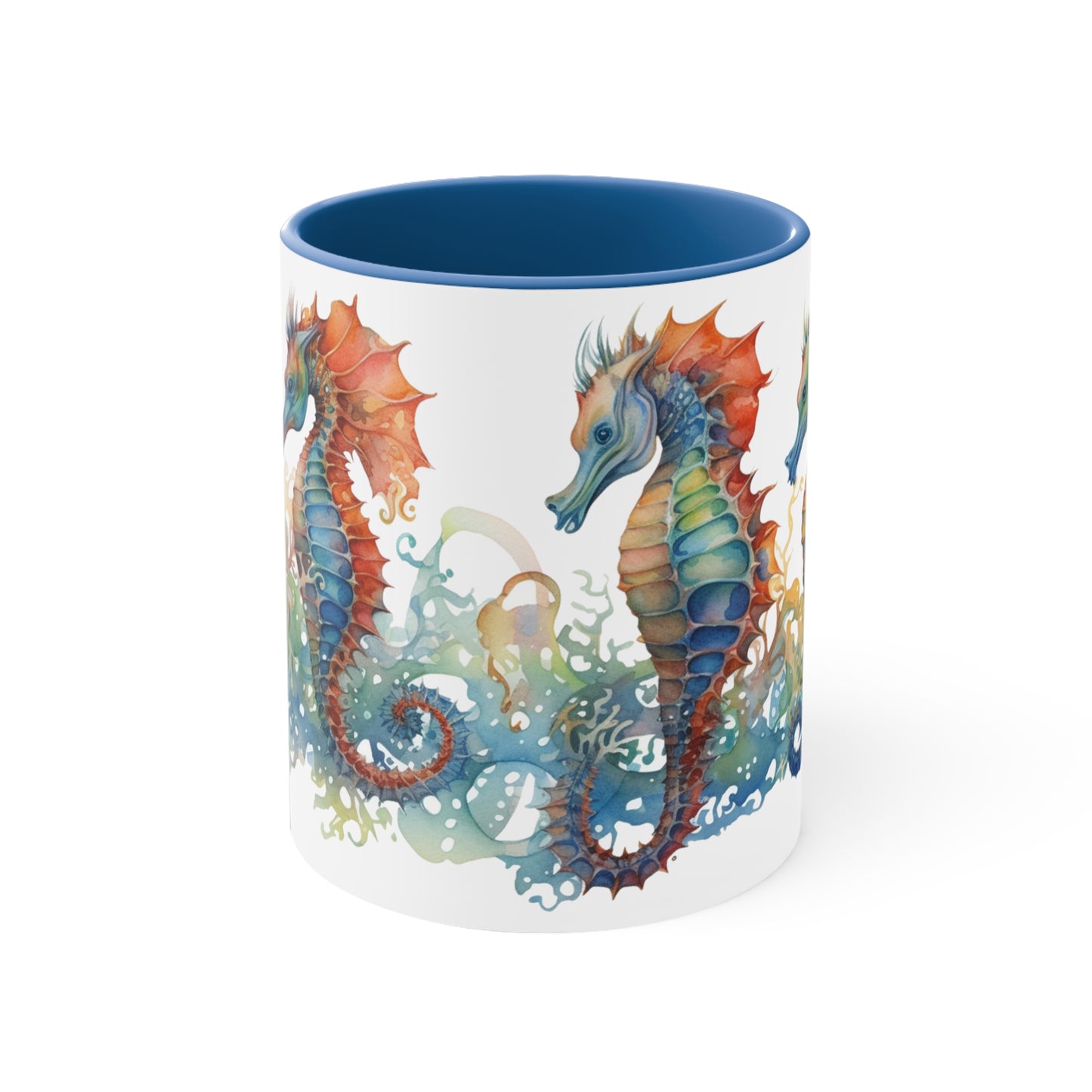 From the Sea, set of Six (6) Watercolor Mugs.