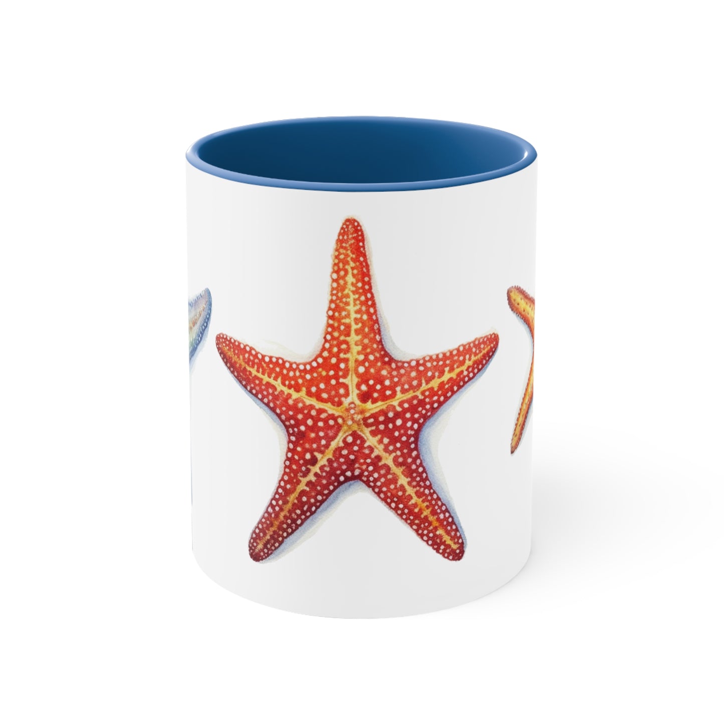 From the Sea, set of Six (6) Watercolor Mugs.