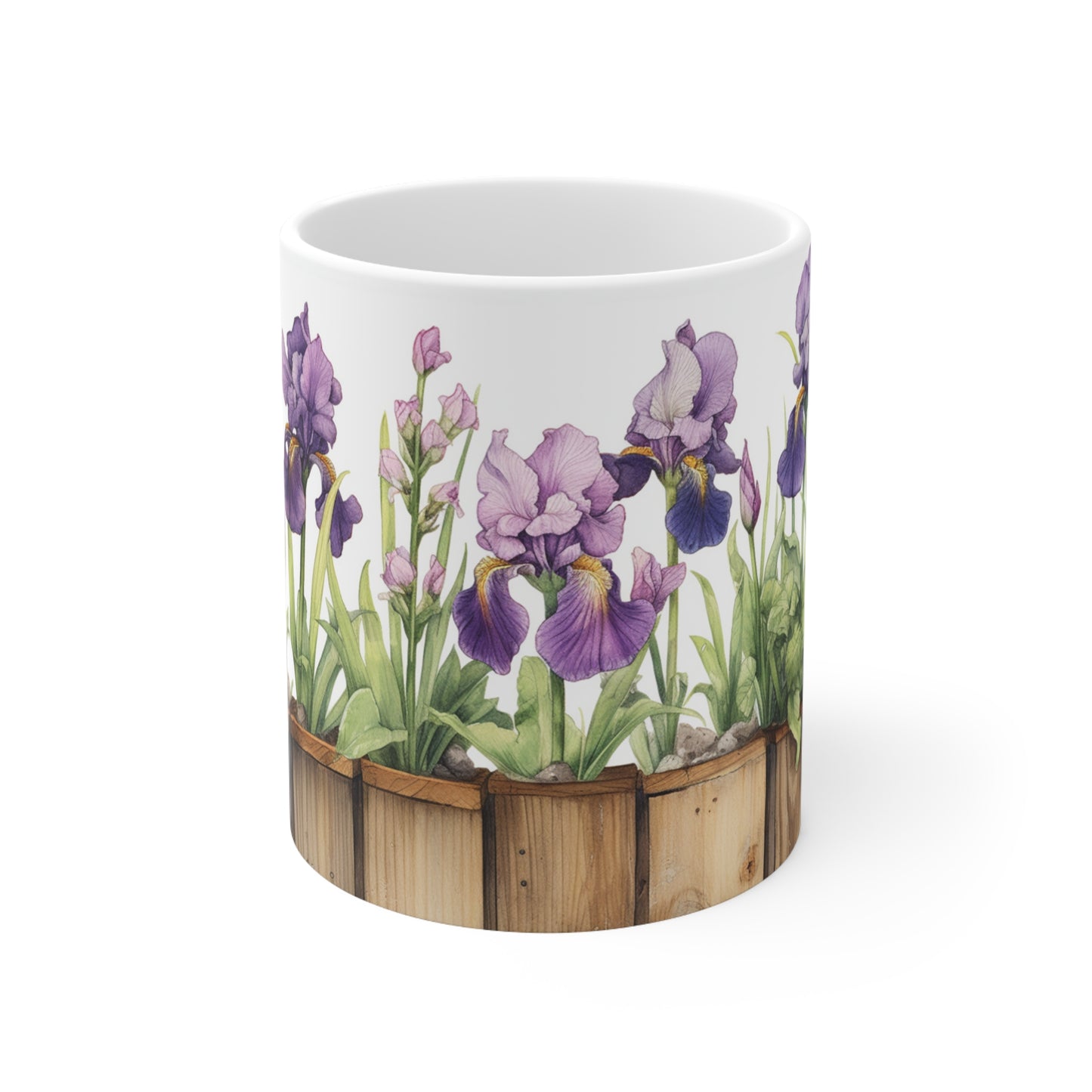 Blooms of Elegance; Watercolor Floral Set of six (6) mugs