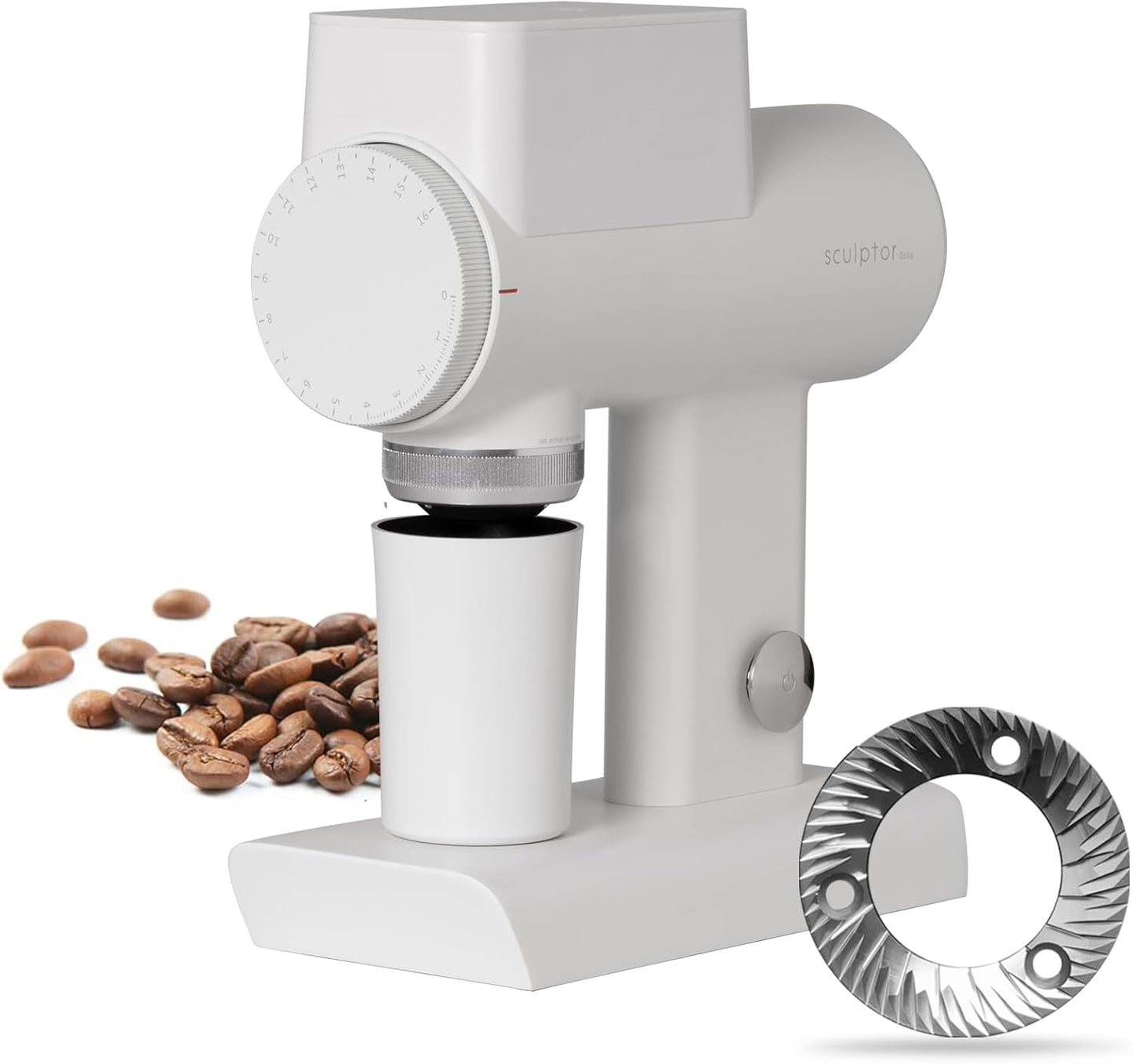 TIMEMORE Sculptor 064S Flat Burr Electric Coffee Grinder | Black or White