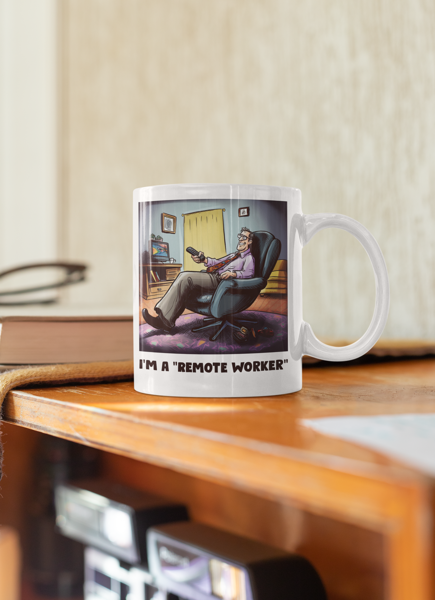 I'm a "Remote Worker". 11oz Humor Coffee Mug.