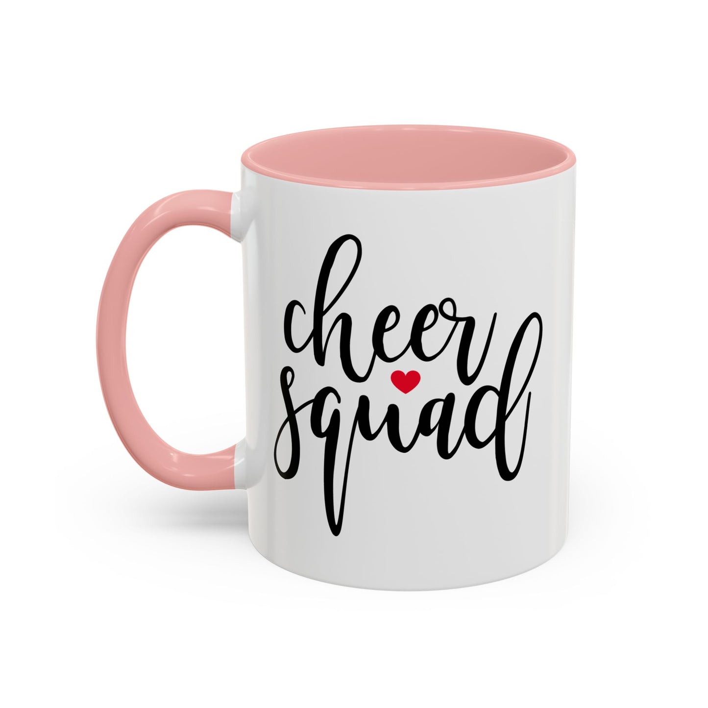 Cheer Squad Coffee Mug | Playful Cursive Script | 11oz Ceramic Mug