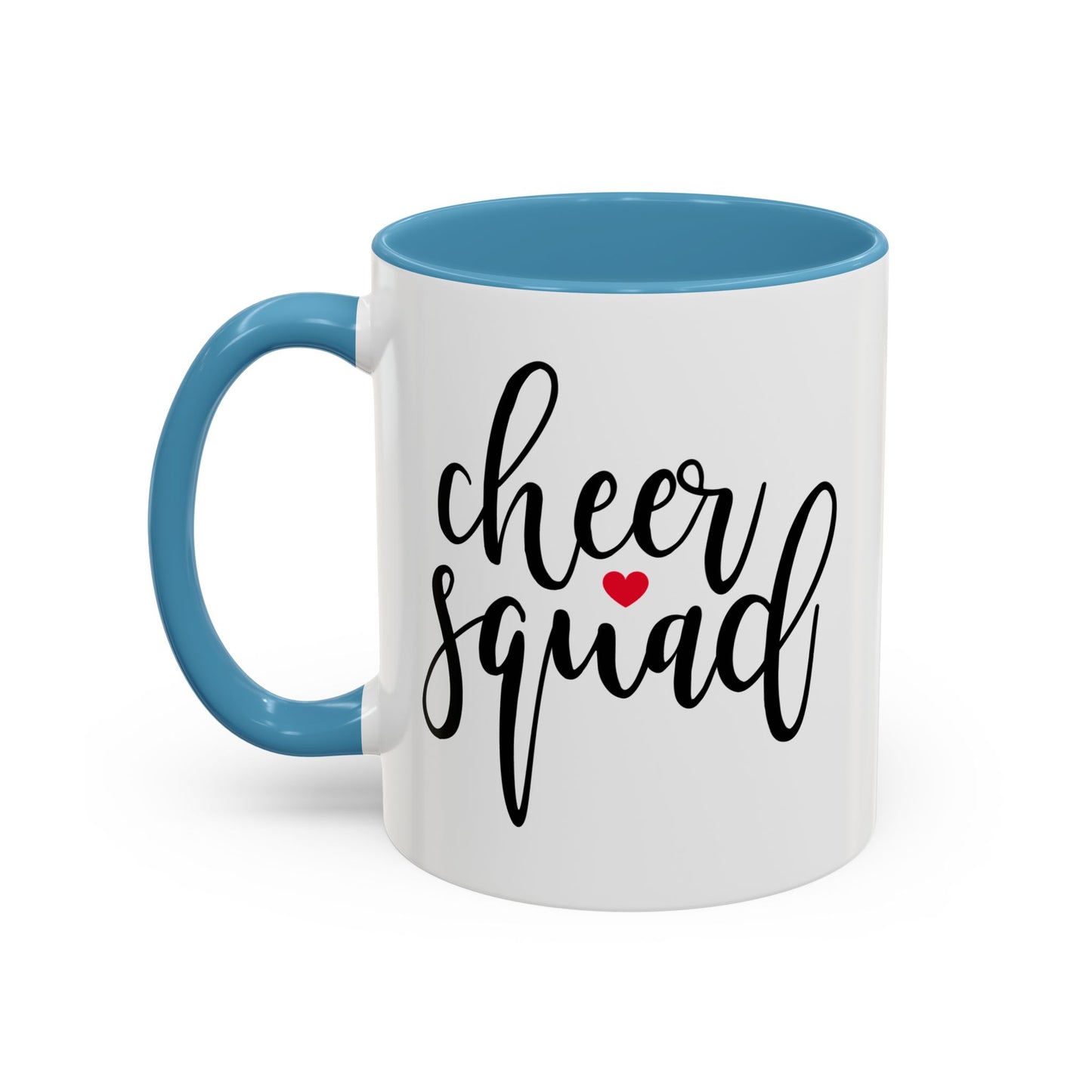 Cheer Squad Coffee Mug | Playful Cursive Script | 11oz Ceramic Mug