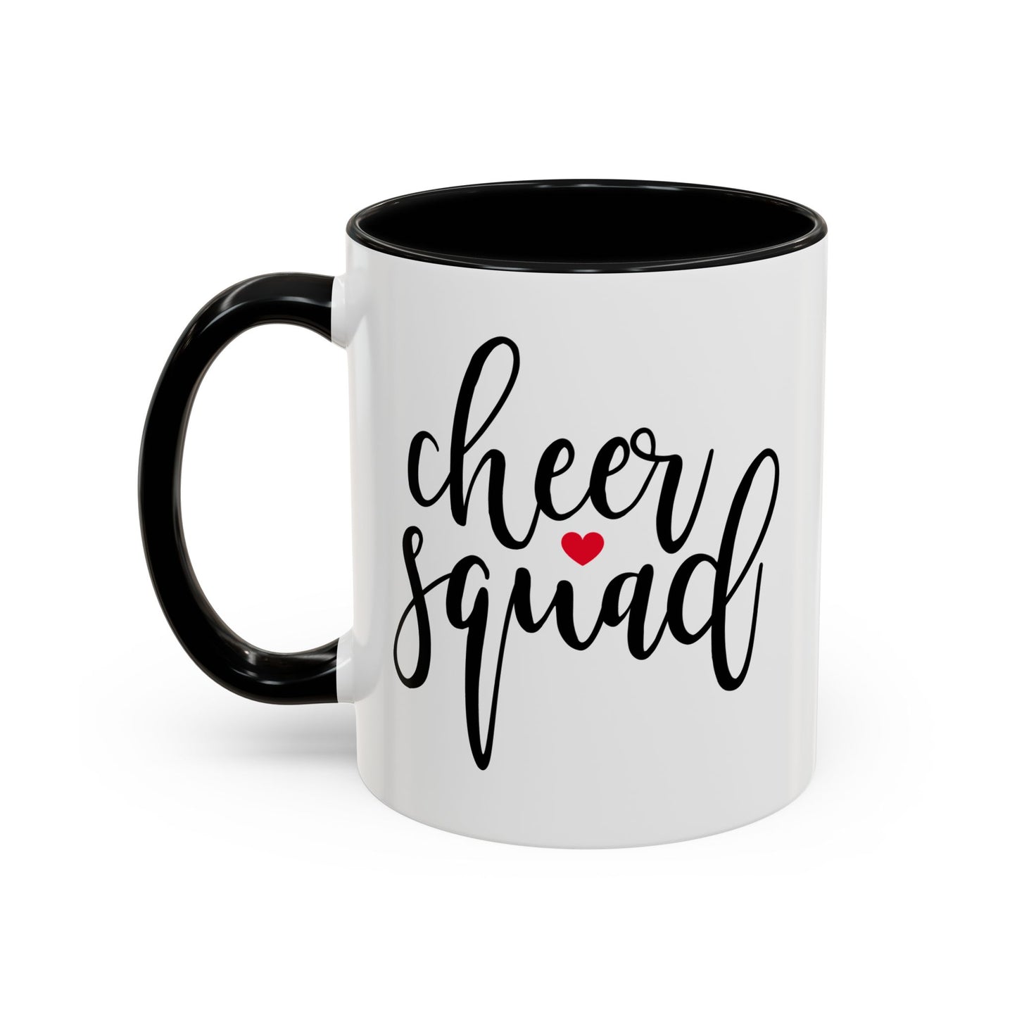 Cheer Squad Coffee Mug | Playful Cursive Script | 11oz Ceramic Mug