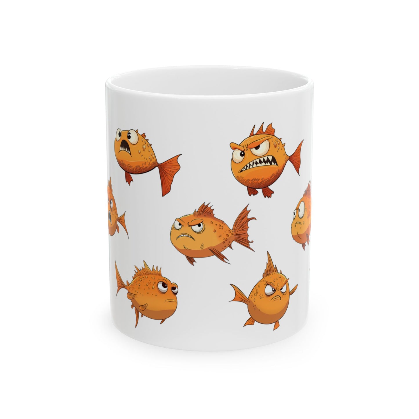 Angry Blowfish Mug - Underwater Attitude