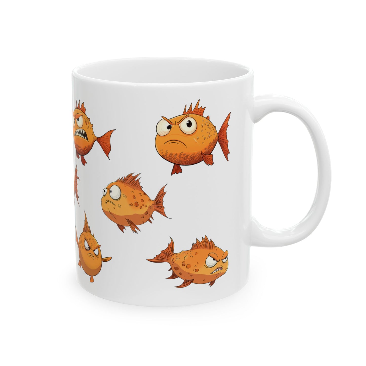 Angry Blowfish Mug - Underwater Attitude