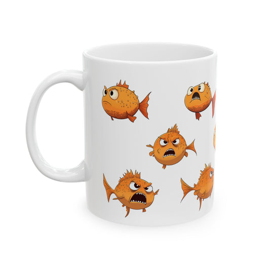 Angry Blowfish Mug - Underwater Attitude