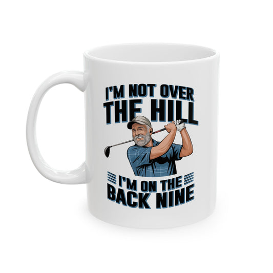 Over The Hill Humourous Golf Mug