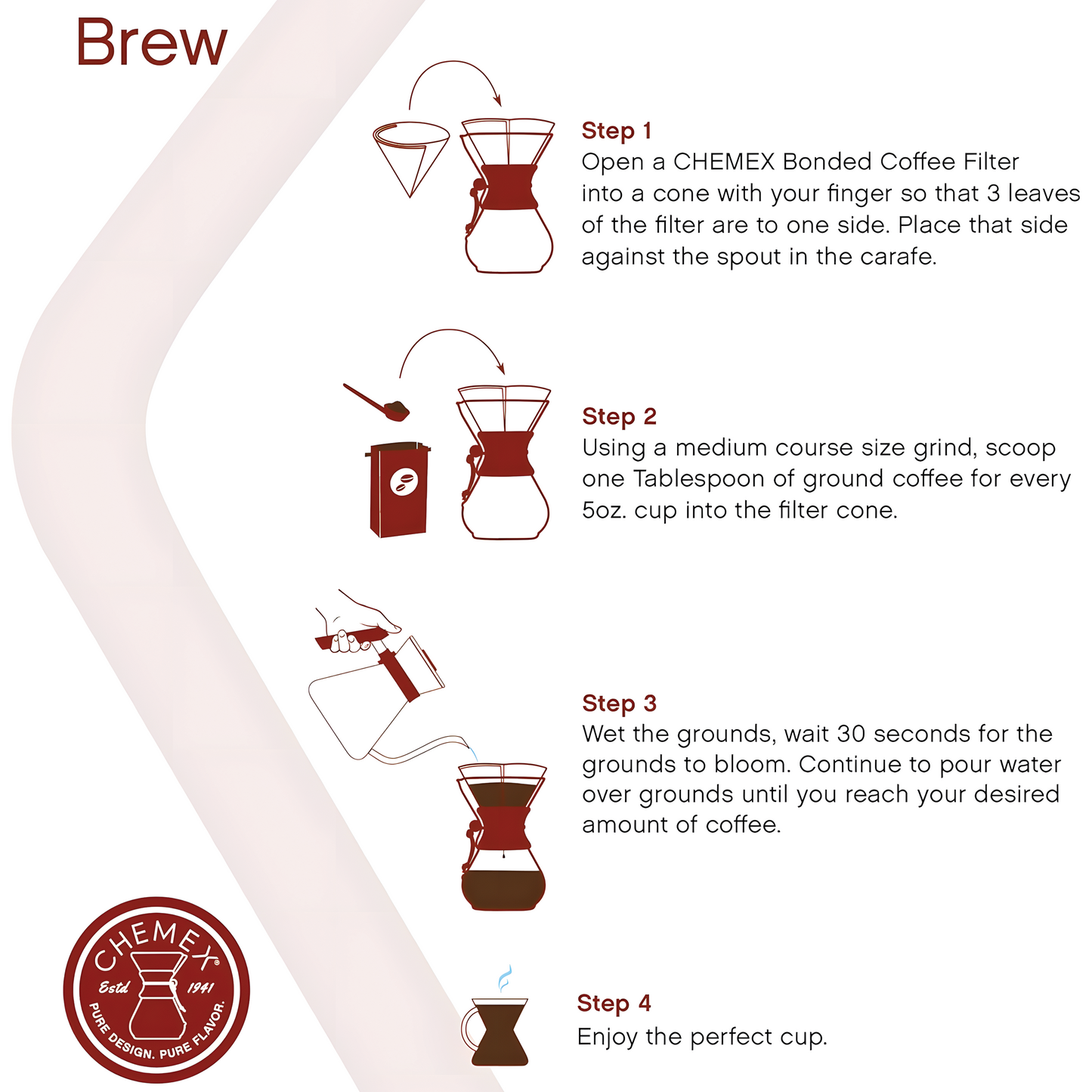 Chemex Pour-Over Glass Coffeemaker | Classic 8-Cup