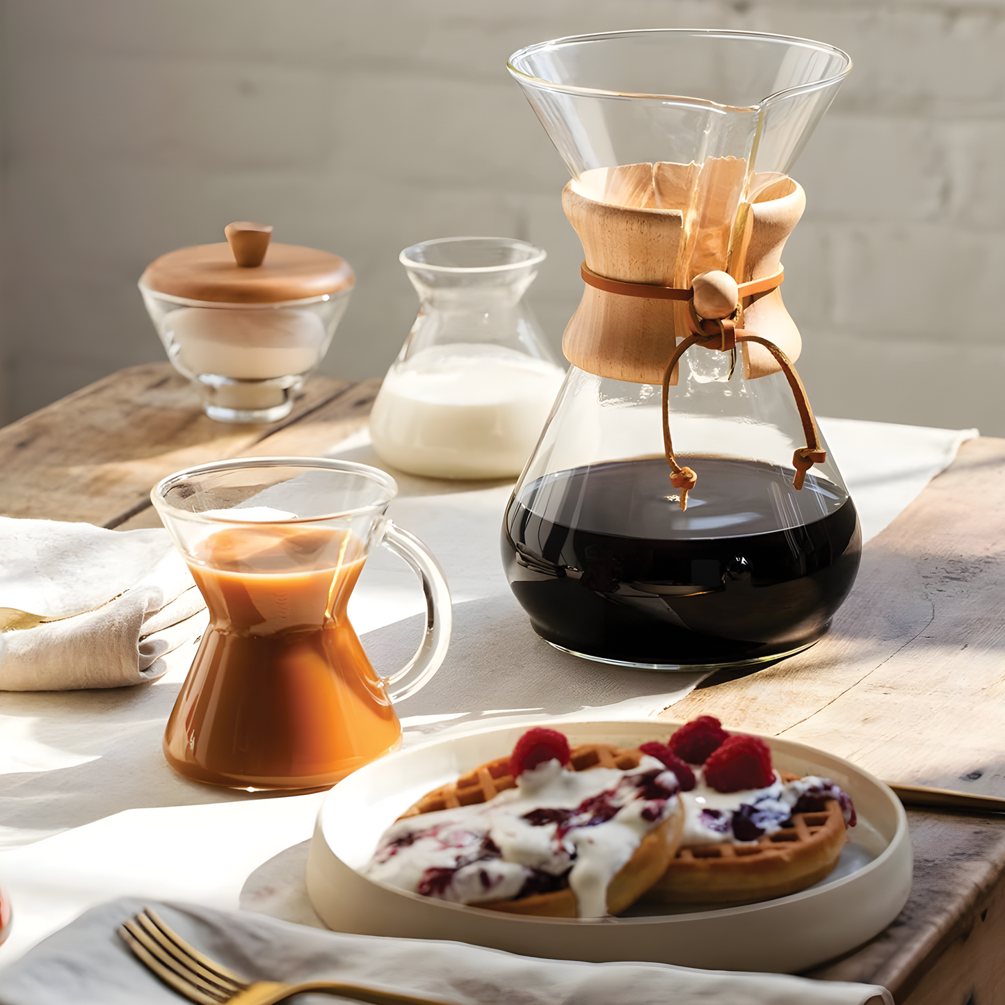 Chemex Pour-Over Glass Coffeemaker | Classic 8-Cup