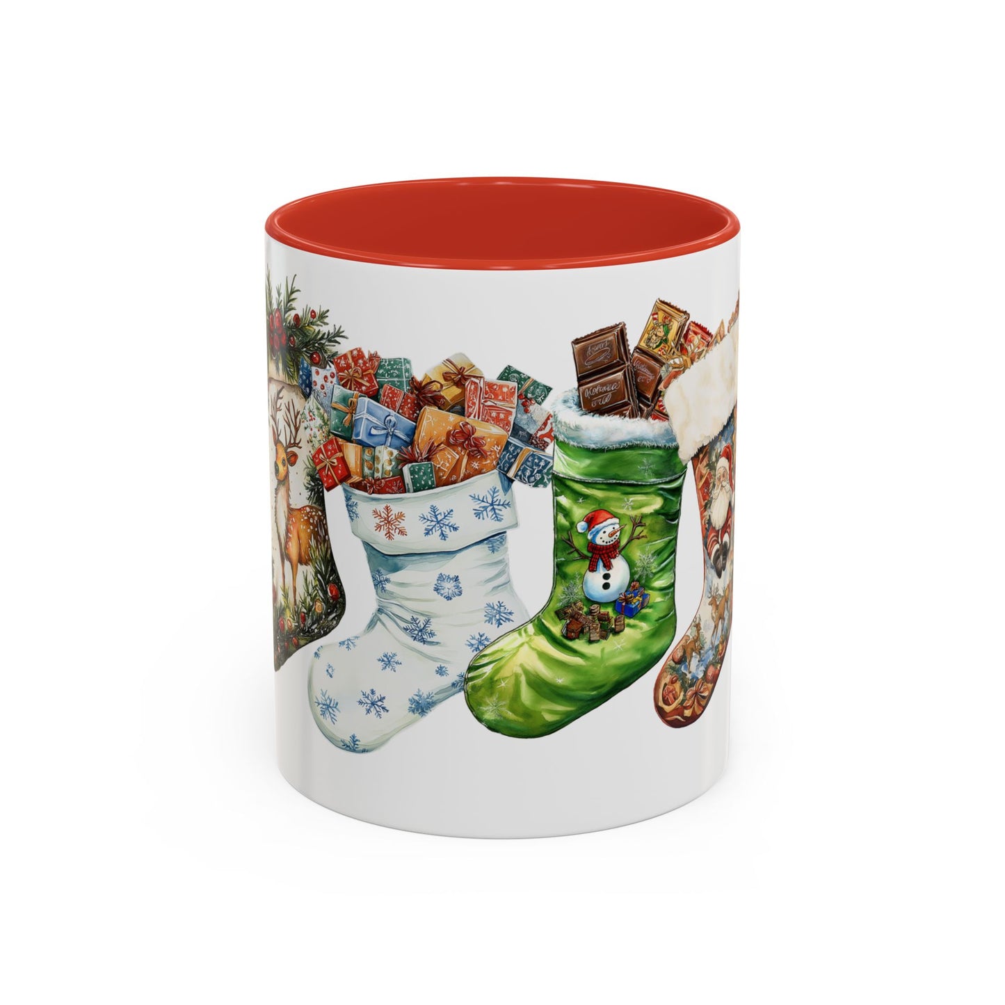 Christmas Stockings Mug – Festive Holiday Coffee Cup (11oz)