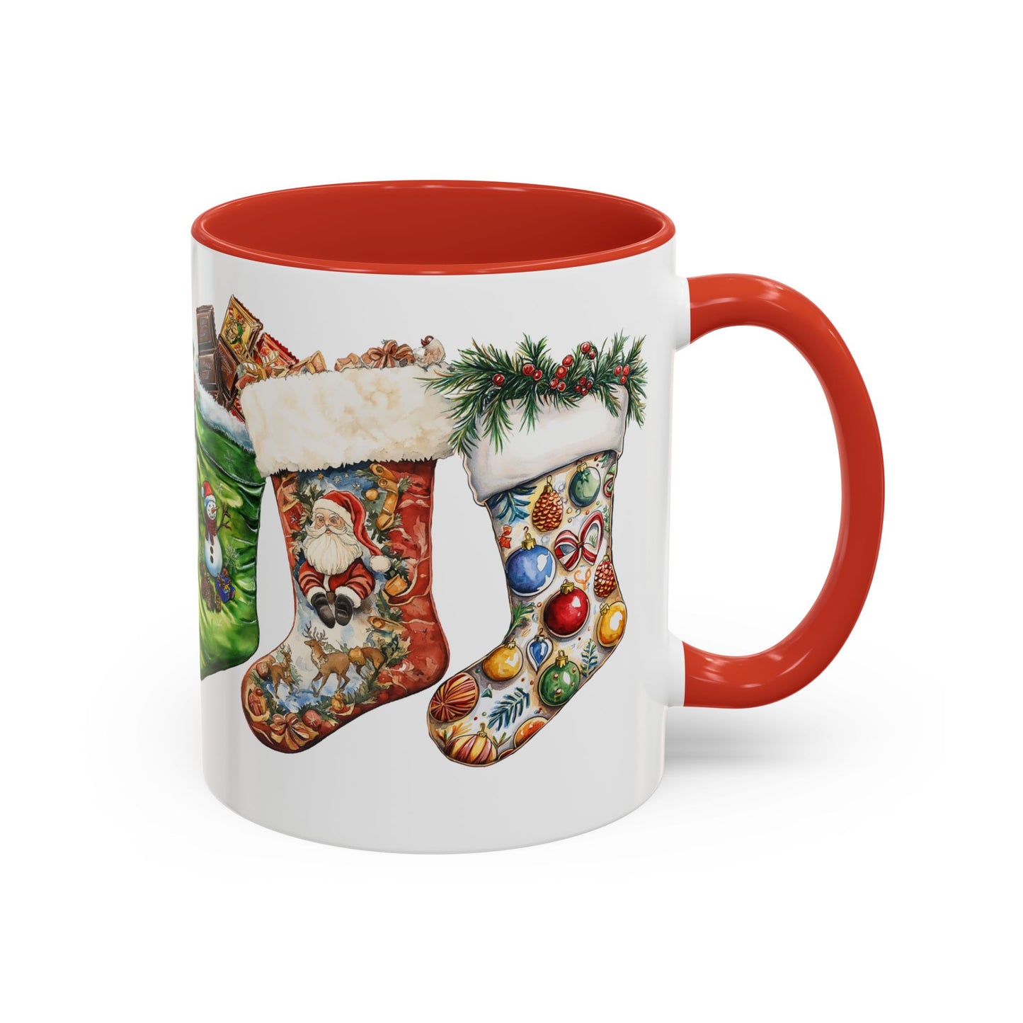 Christmas Stockings Mug – Festive Holiday Coffee Cup (11oz)