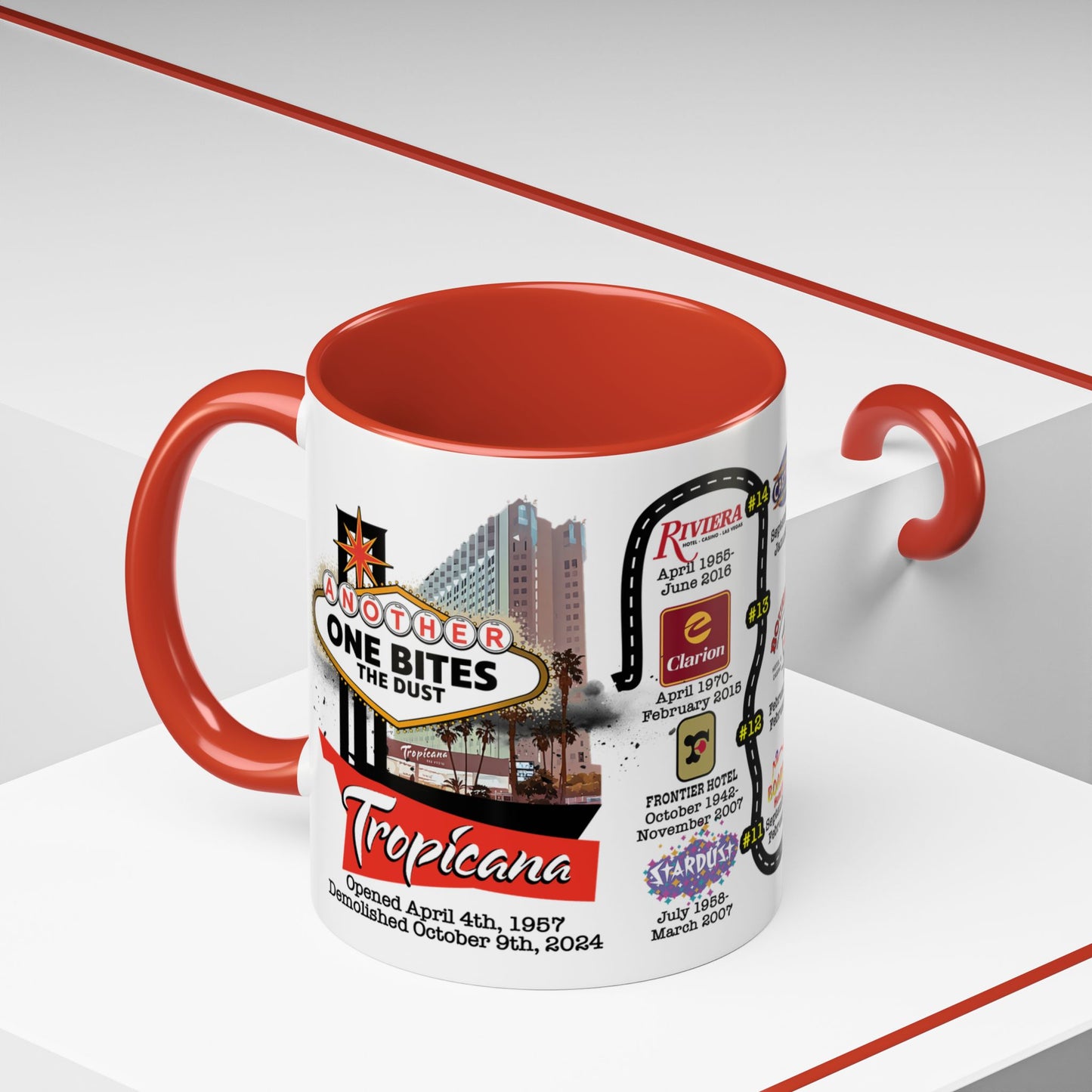 Tropicana Hotel Implosion Commemorative Mug