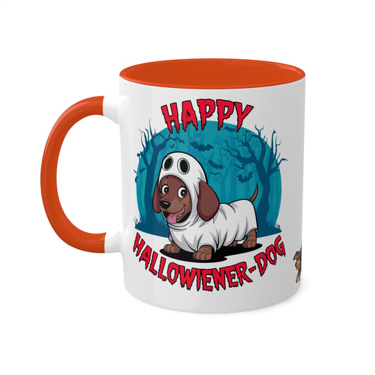 Happy Hallowiener Dog Halloween Mug 11(oz)