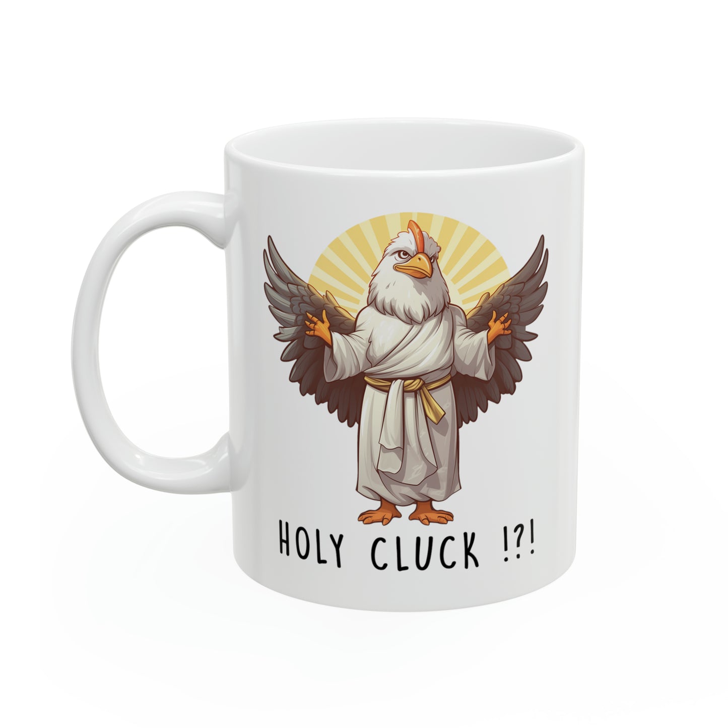 Holy Cluck!!!, humorous Chicken Mug