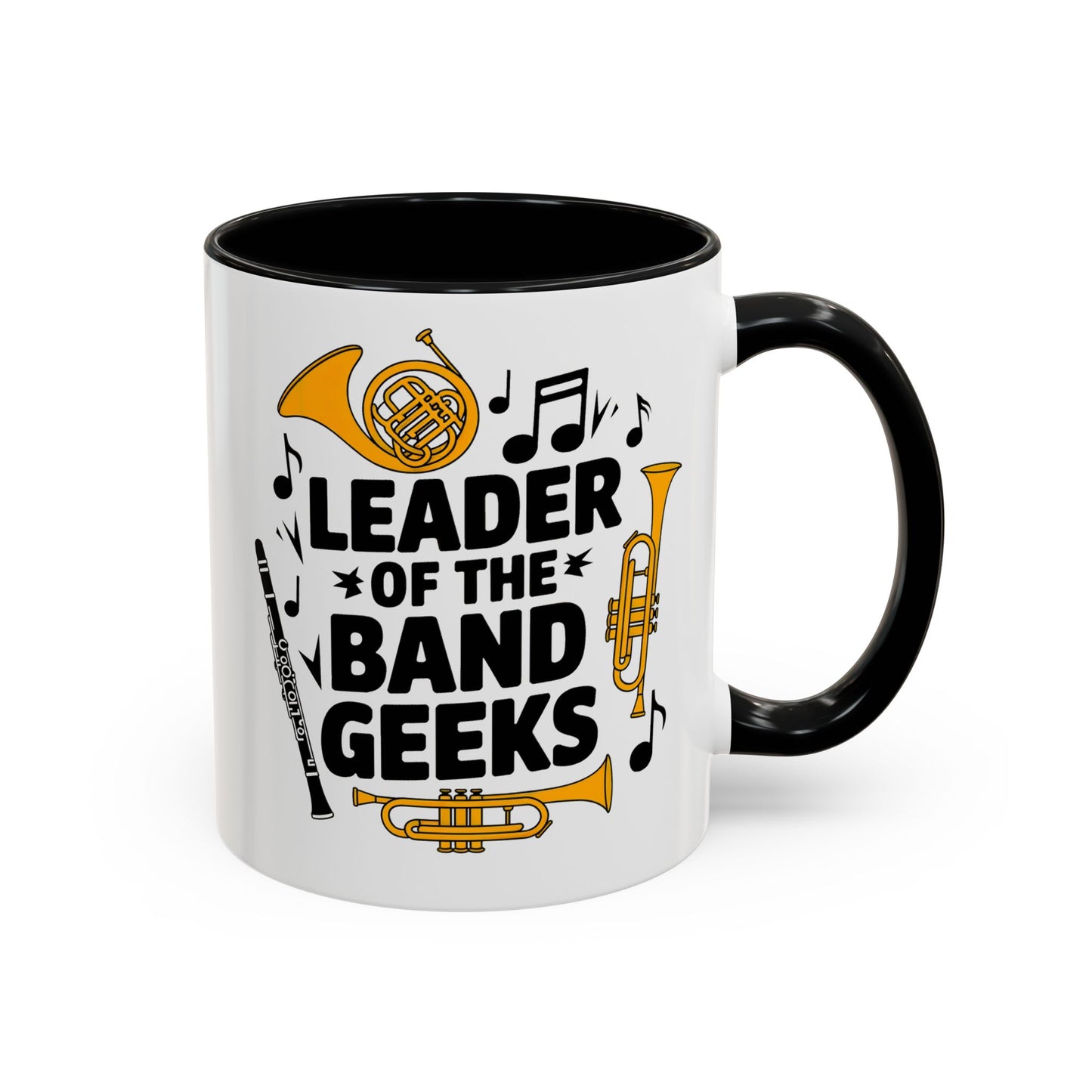 Leader of the Band Geeks Mug – 11oz Humorous Tribute for Music Educators