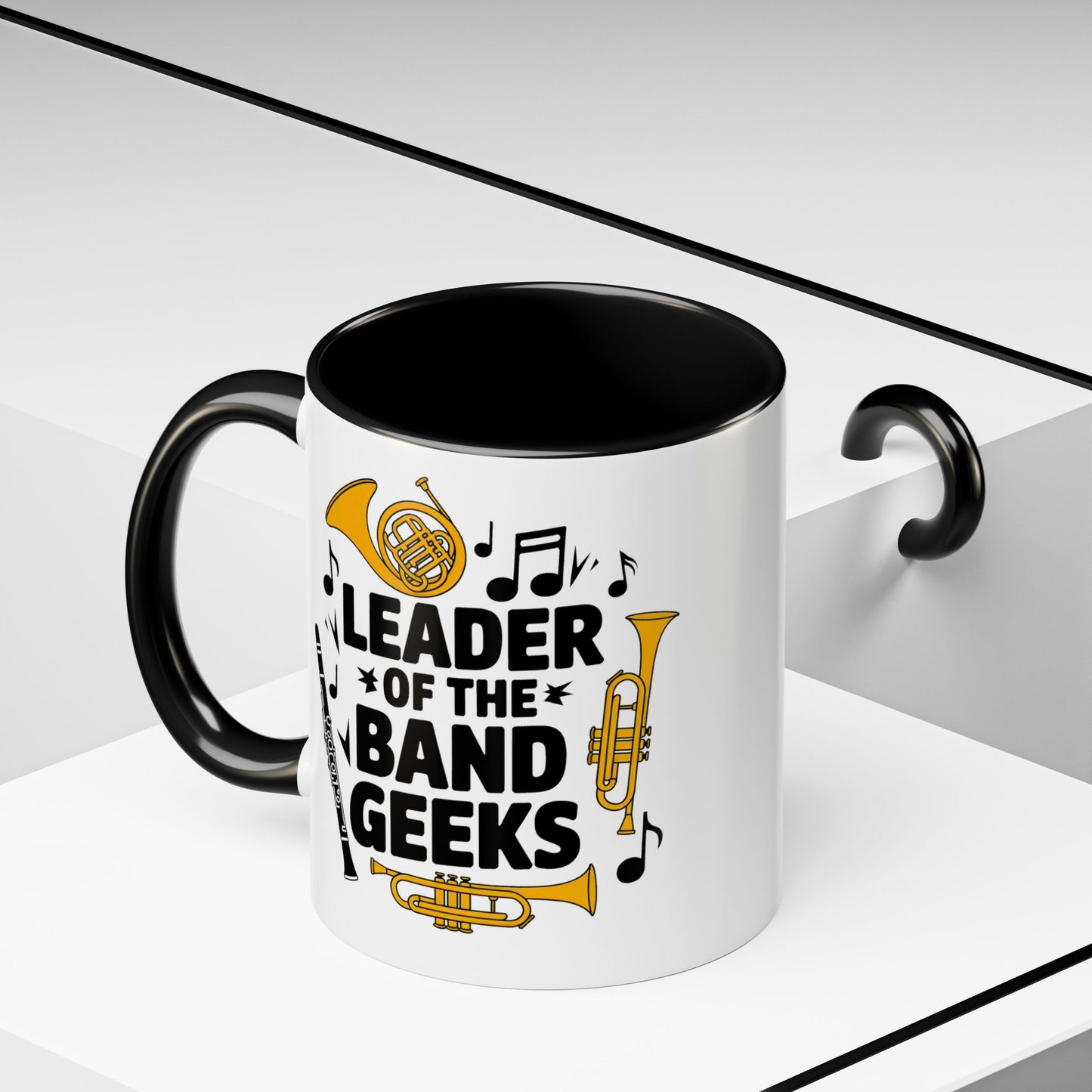 Leader of the Band Geeks Mug – 11oz Humorous Tribute for Music Educators