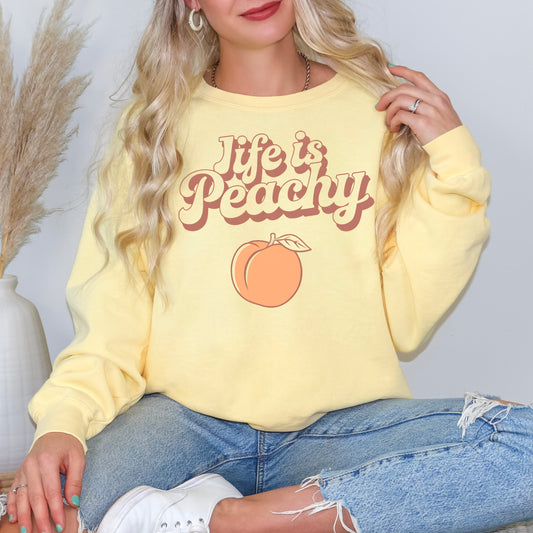 Life is Peachy Sweatshirt