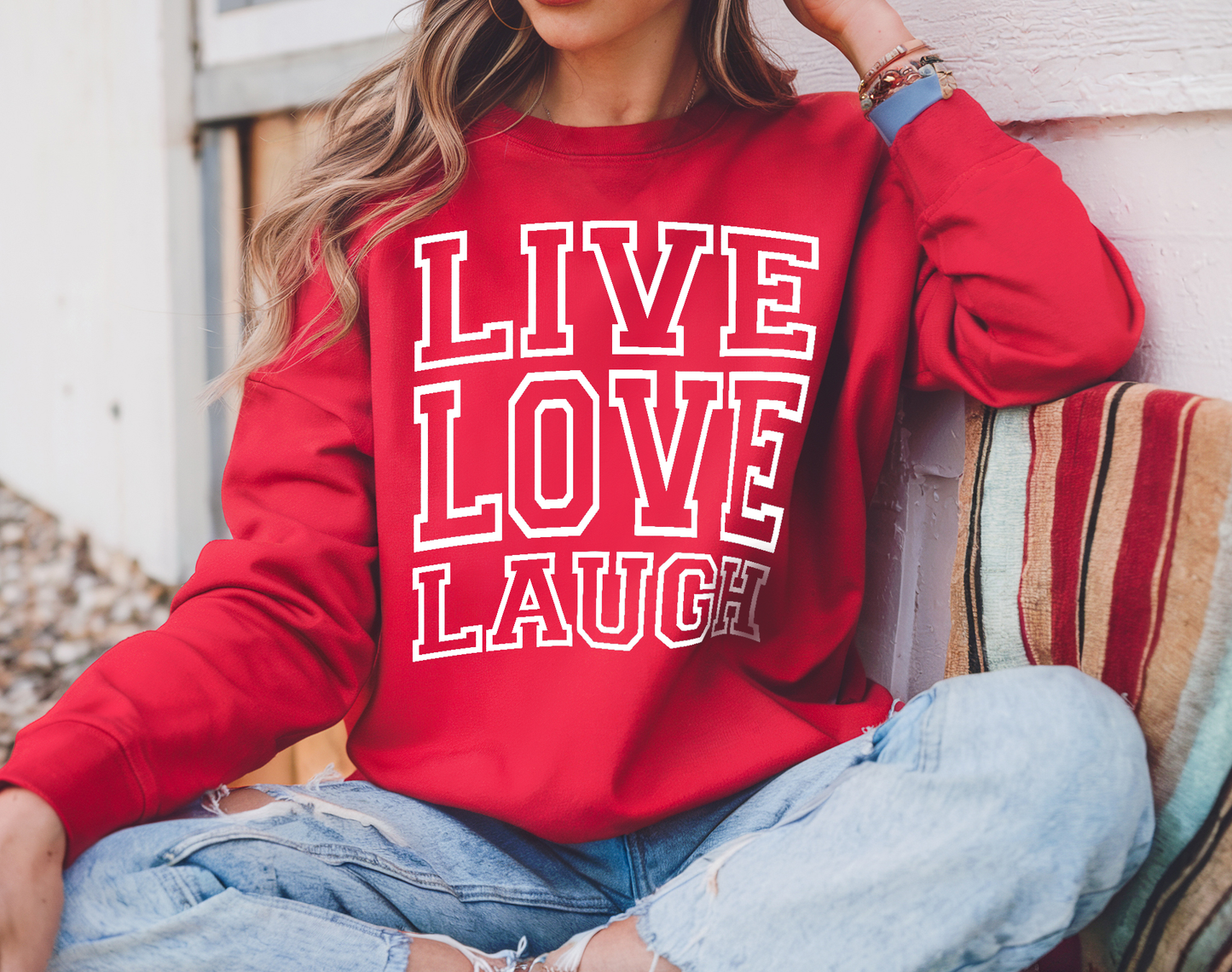 Live. Love. Laugh. Women's Sweatshirt