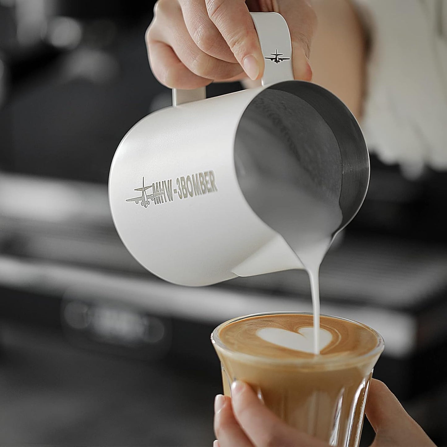 MHW-3BOMBER Milk Frothing Pitcher | 16oz Stainless Steel Latte Art Cup
