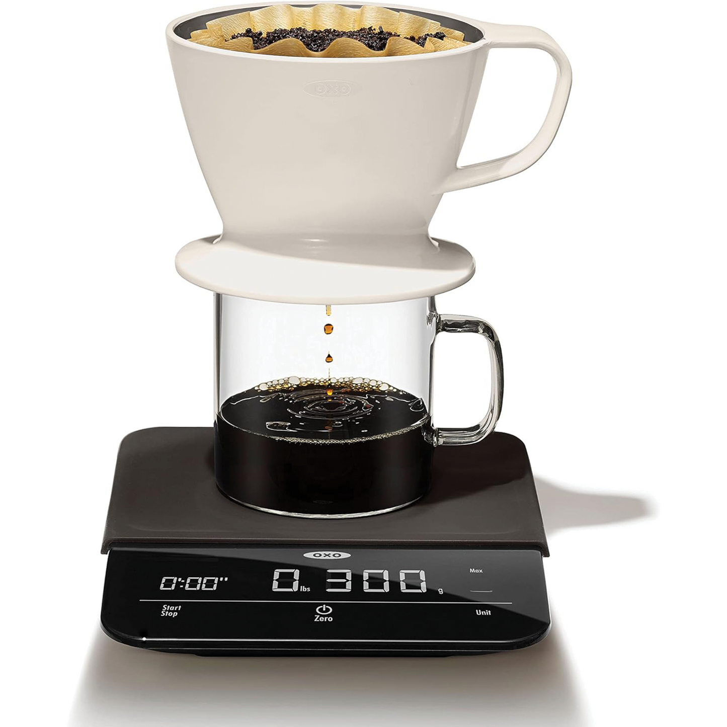 OXO Brew Precision Coffee Scale with Timer – 6 lb Capacity | Black