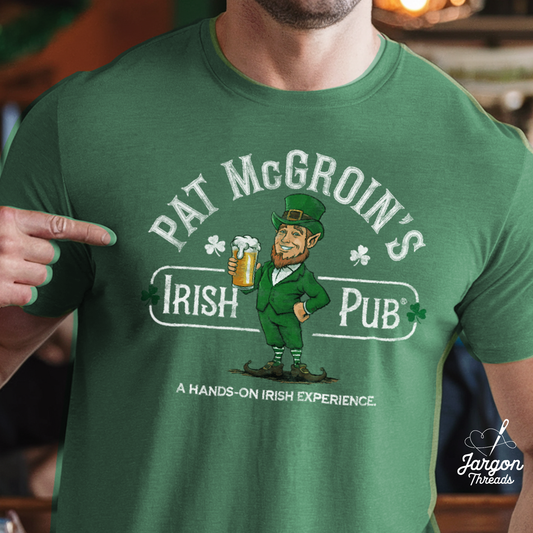 Pat McGroin's Irish Pub, Graphic Tee for St. Paddy's Day