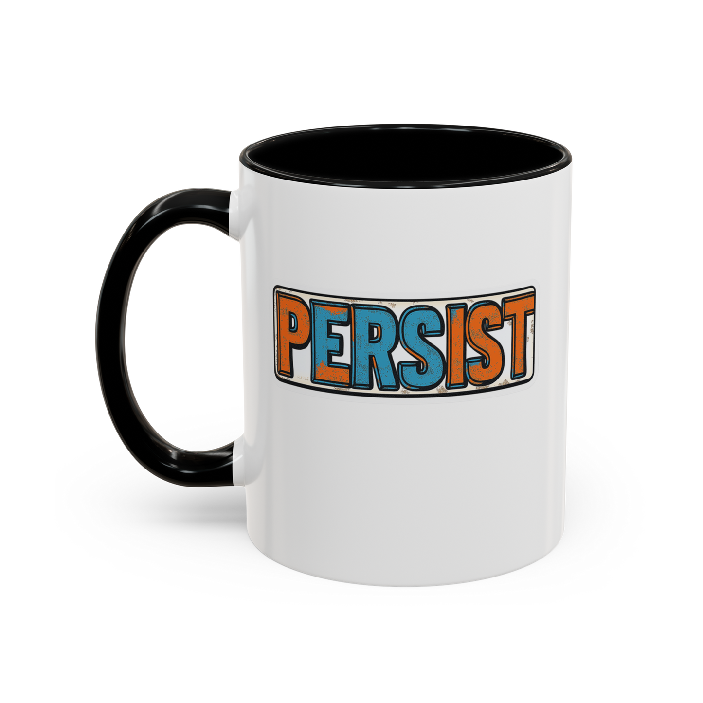 Persist, Motivational Edison Quote Mug.