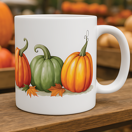 Pumpkin Patch Mug | Watercolor Collection Seasonal: Fall