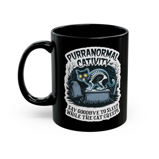 Purranormal Cativity, Spooky Halloween Cat Mug