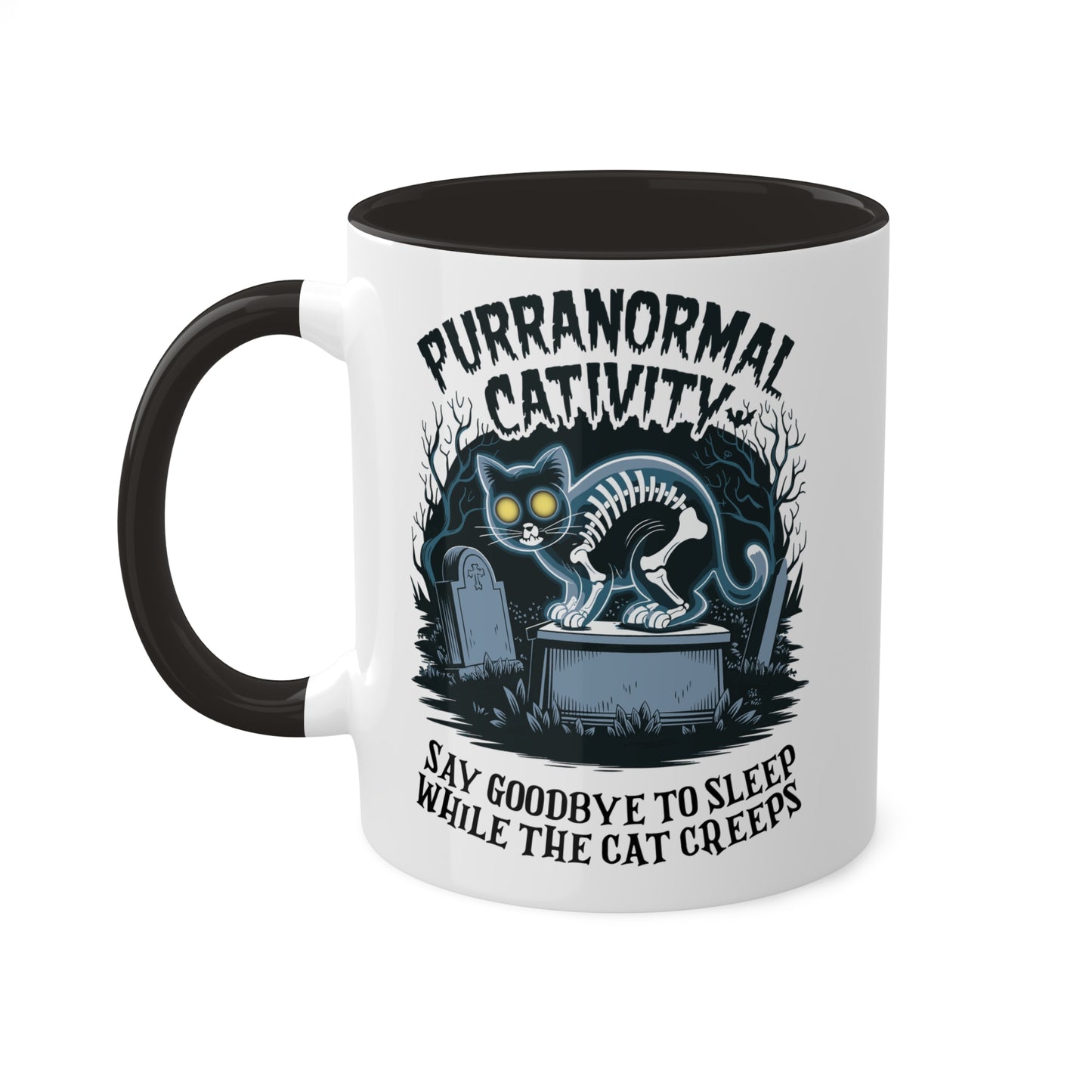 Purranormal Cativity, Spooky Halloween Cat Mug