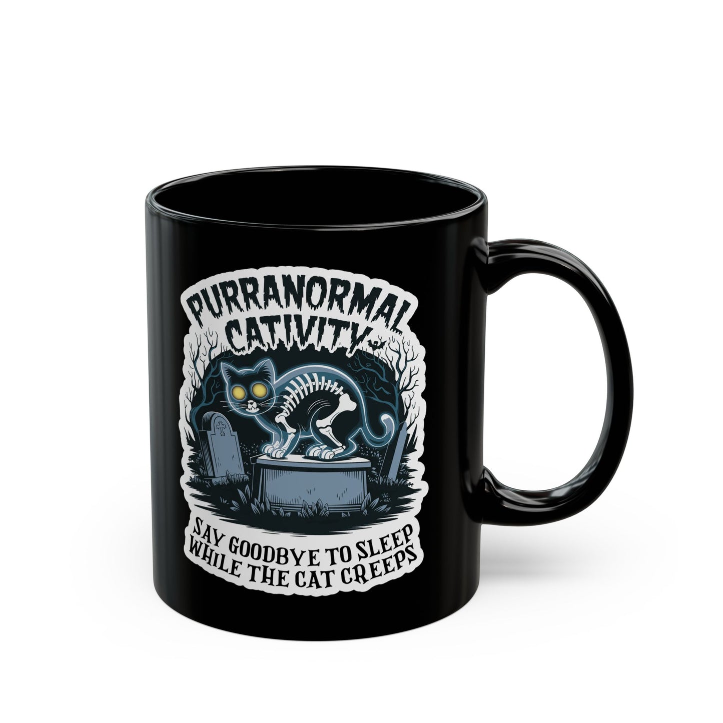 Purranormal Cativity, Spooky Halloween Cat Mug